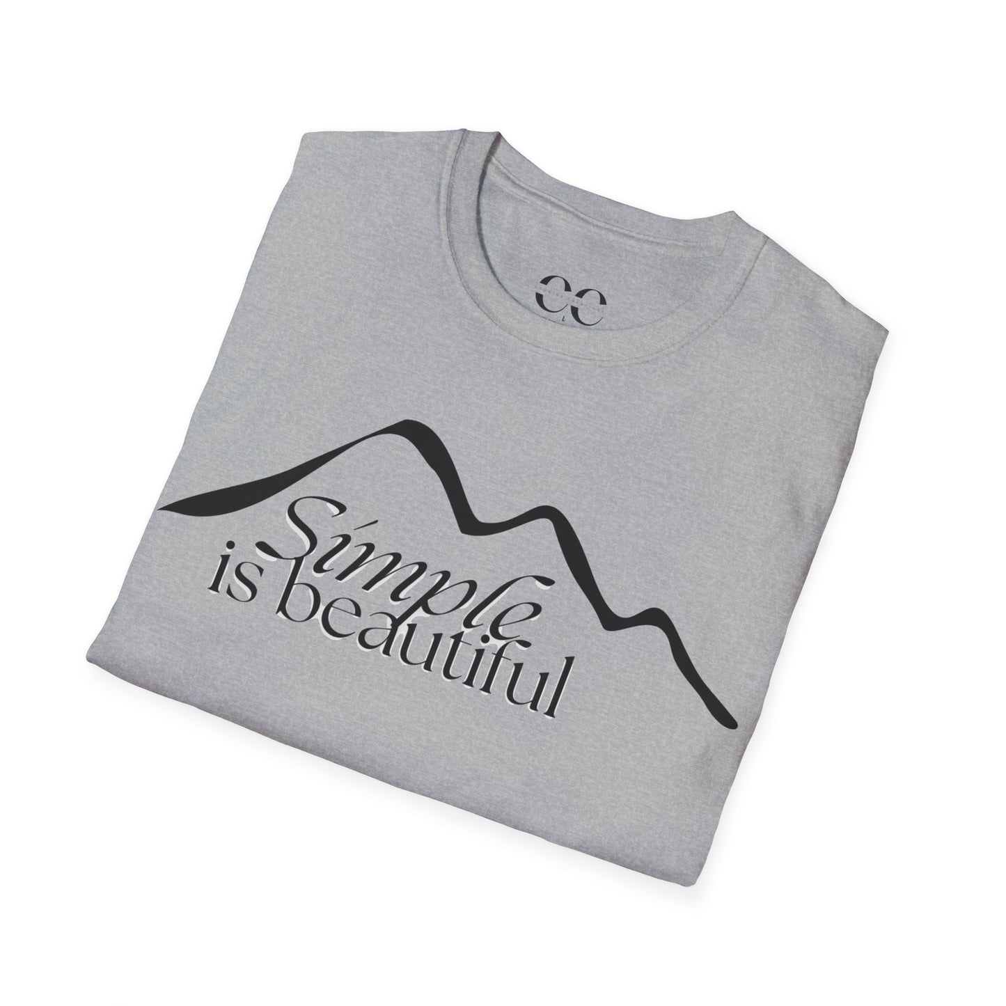 Women's Softstyle Tshirt- Simple is Beautiful