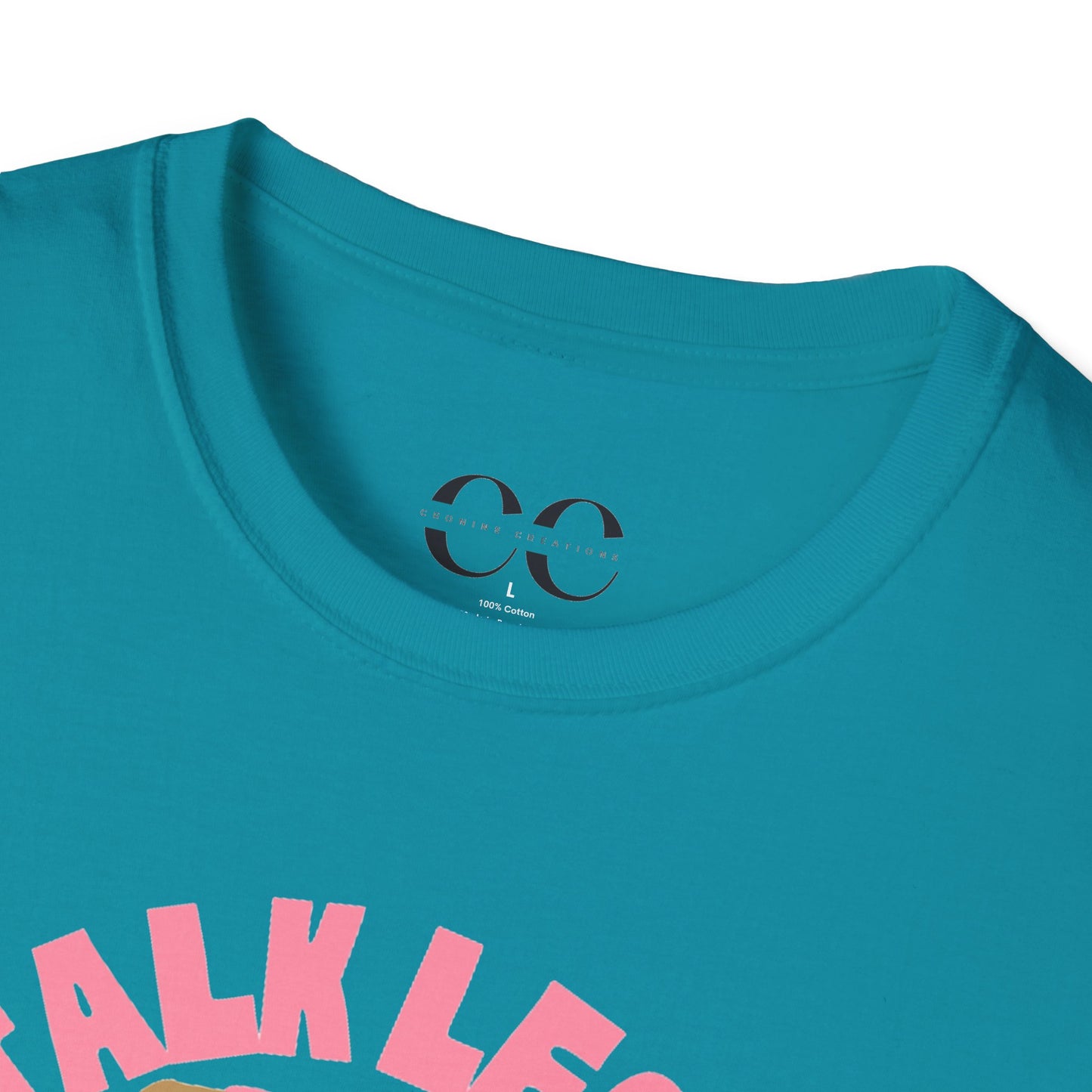 Womens Tshirt- Talk Less Travel More- Pink