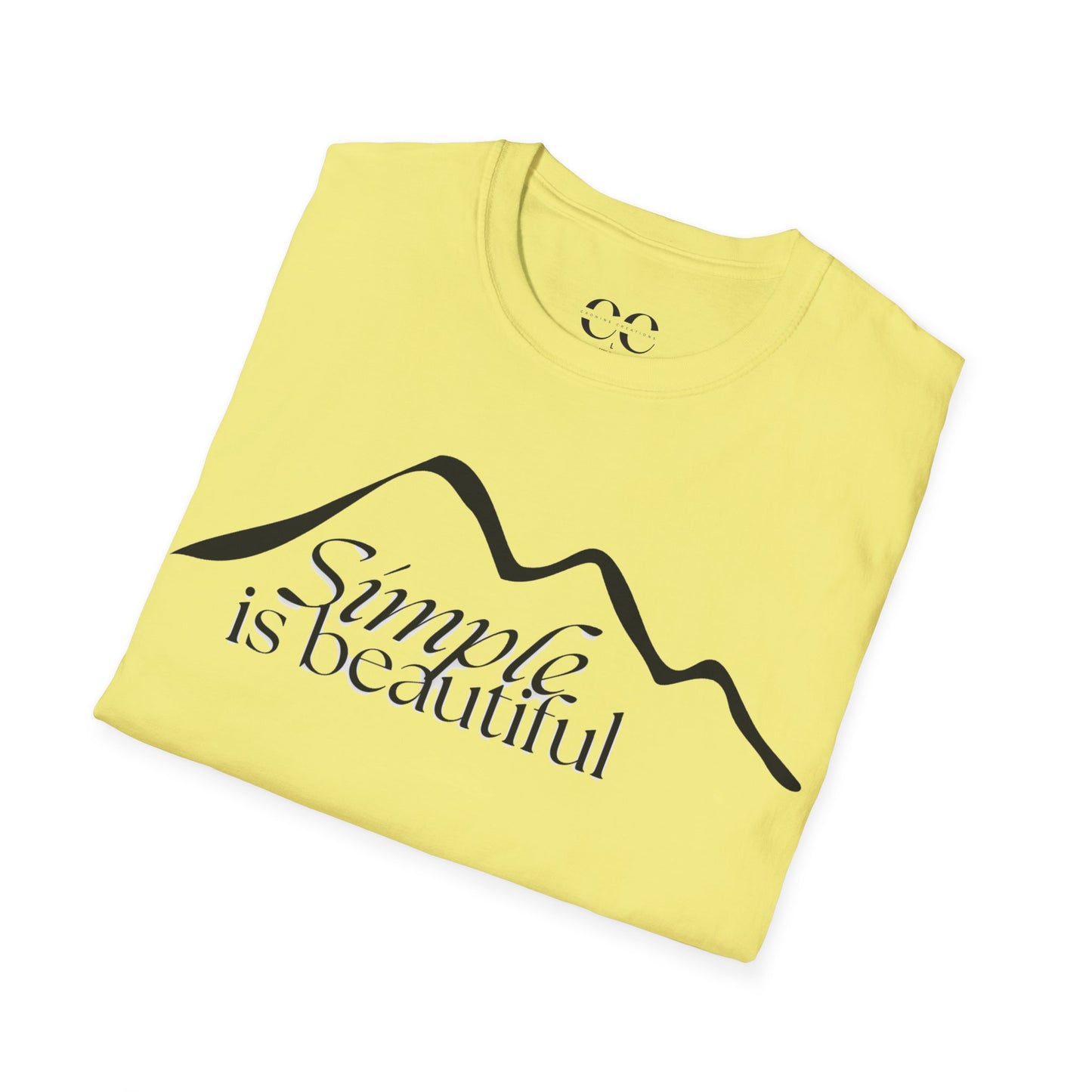 Women's Softstyle Tshirt- Simple is Beautiful