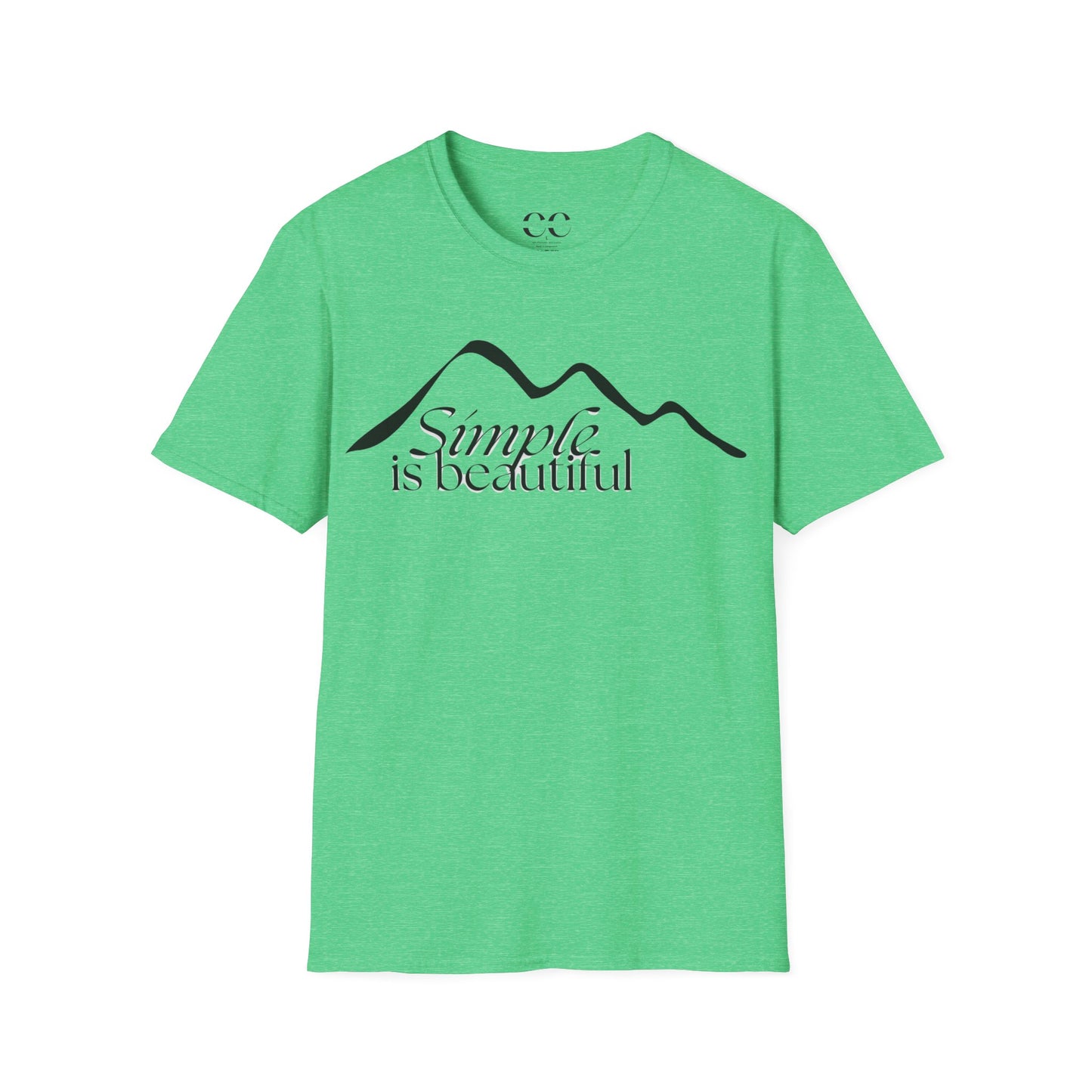 Women's Softstyle Tshirt- Simple is Beautiful