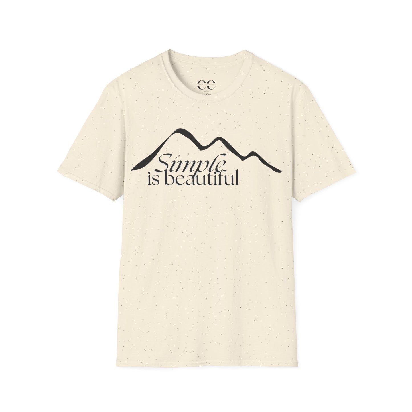 Women's Softstyle Tshirt- Simple is Beautiful