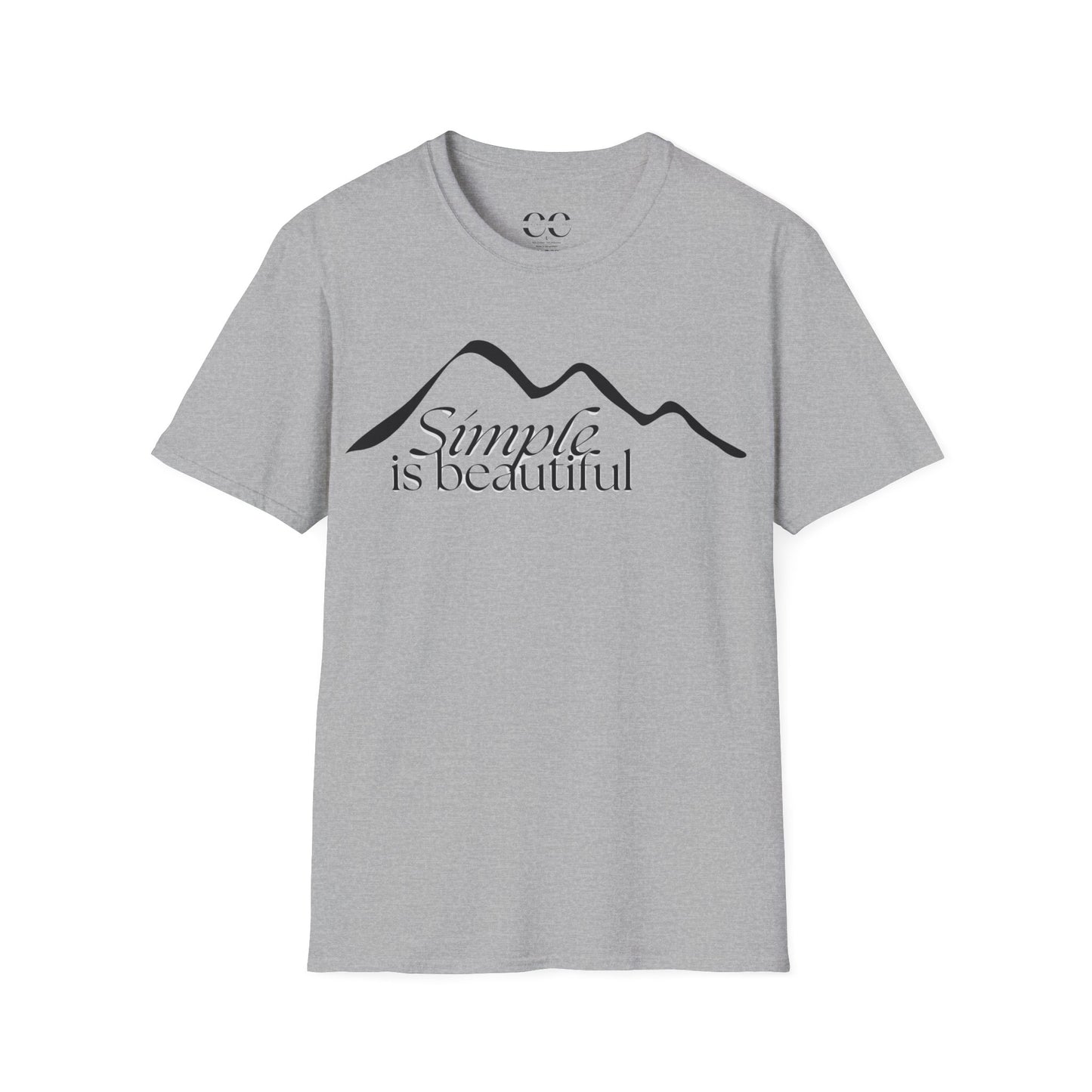 Women's Softstyle Tshirt- Simple is Beautiful