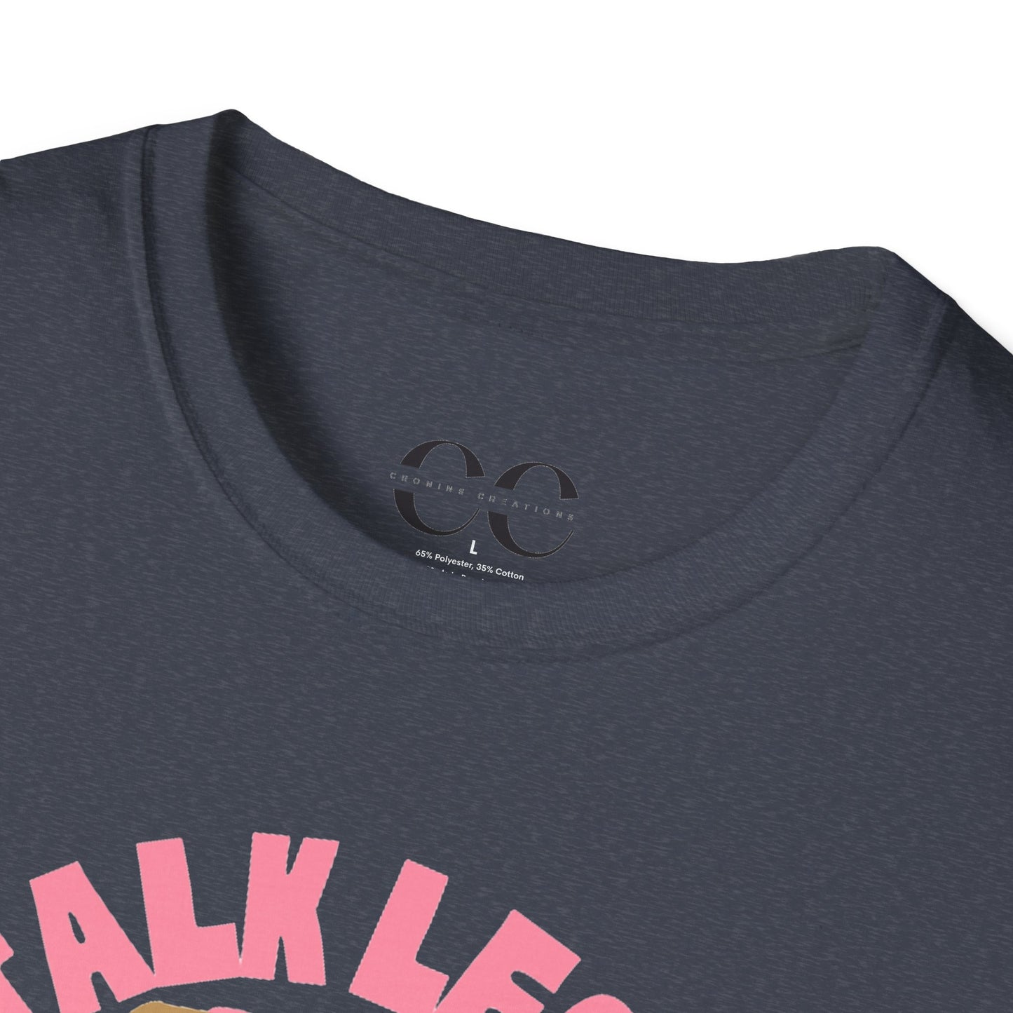 Womens Tshirt- Talk Less Travel More- Pink