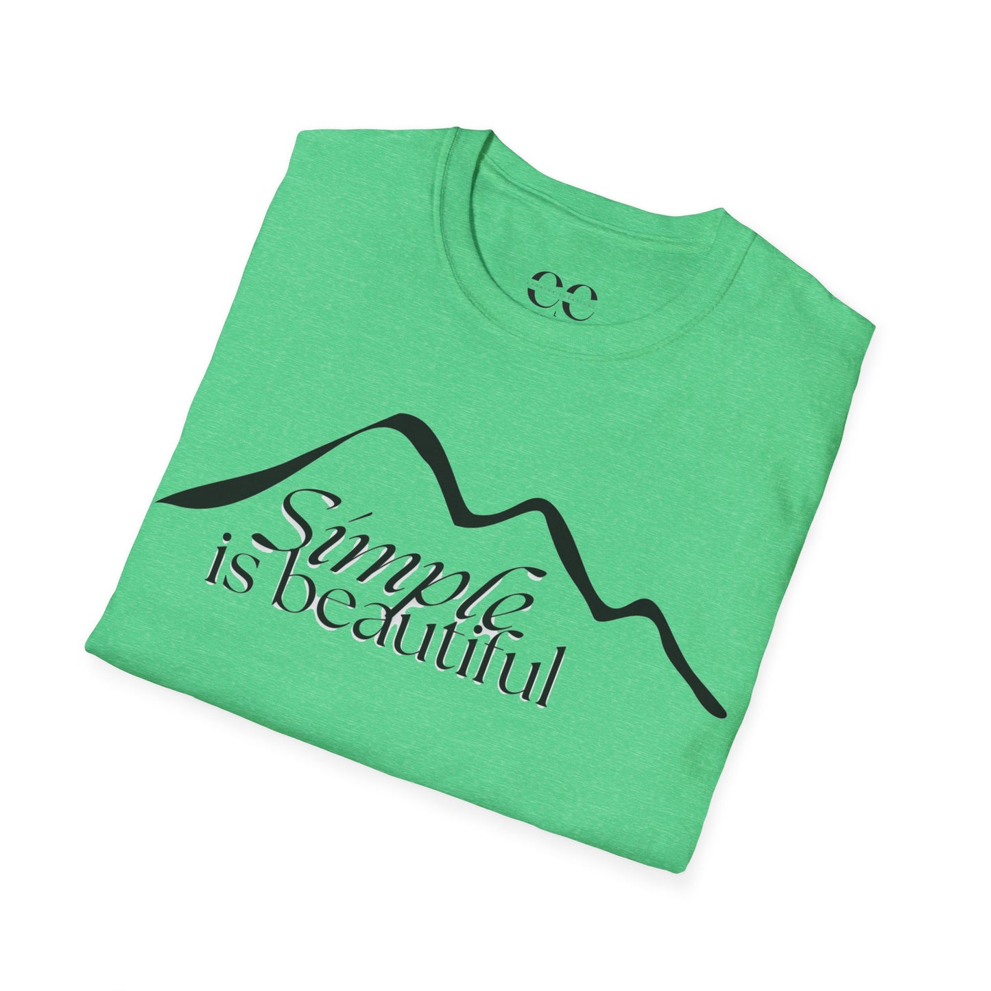 Women's Softstyle Tshirt- Simple is Beautiful