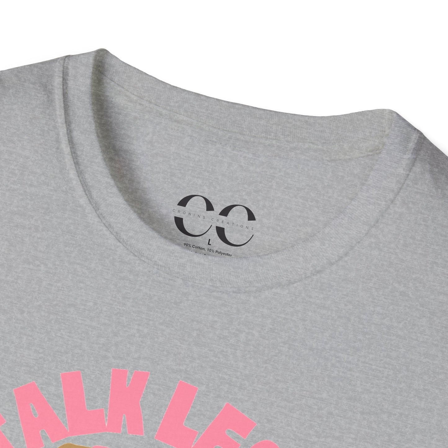 Womens Tshirt- Talk Less Travel More- Pink