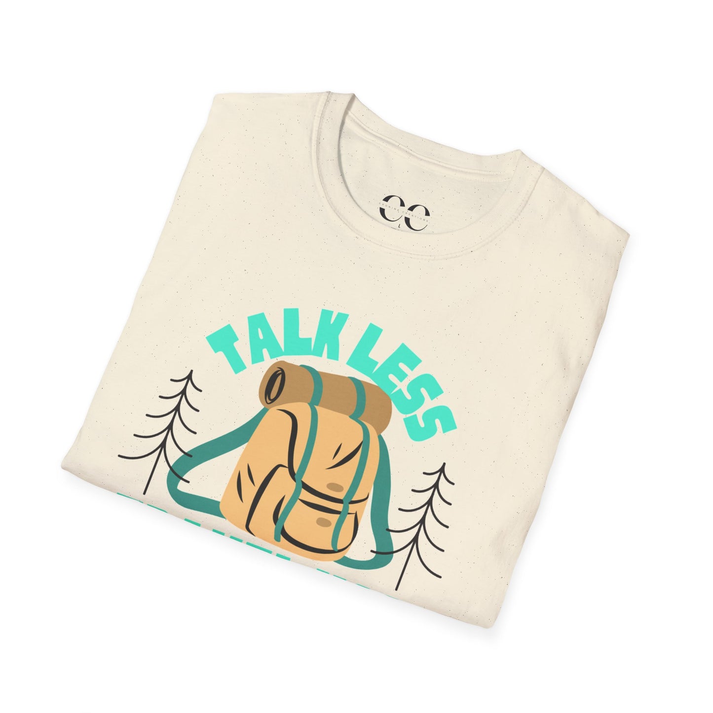 Talk Less Travel More- Blue
