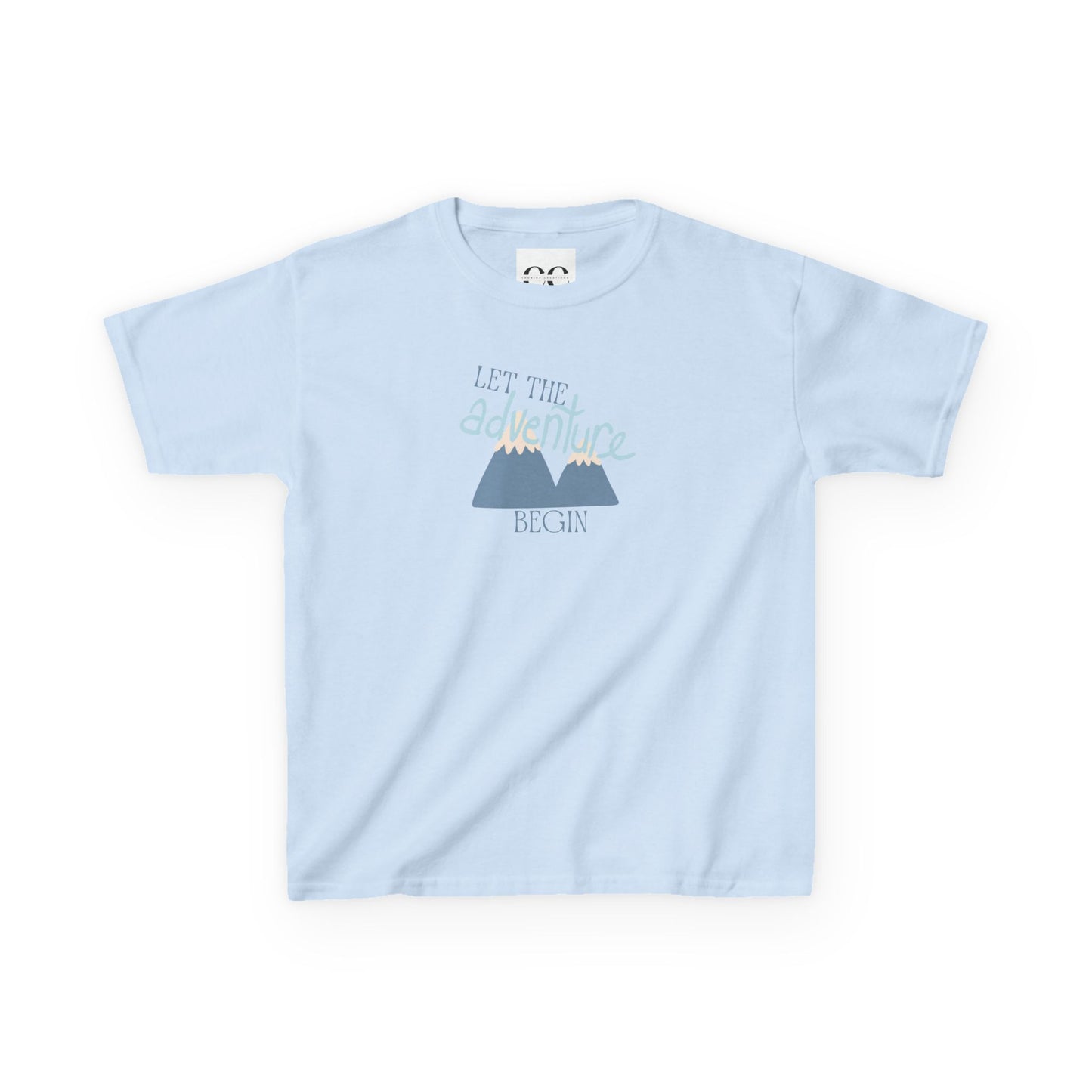 Kids Tee - Let the Adventure Begin- Blue