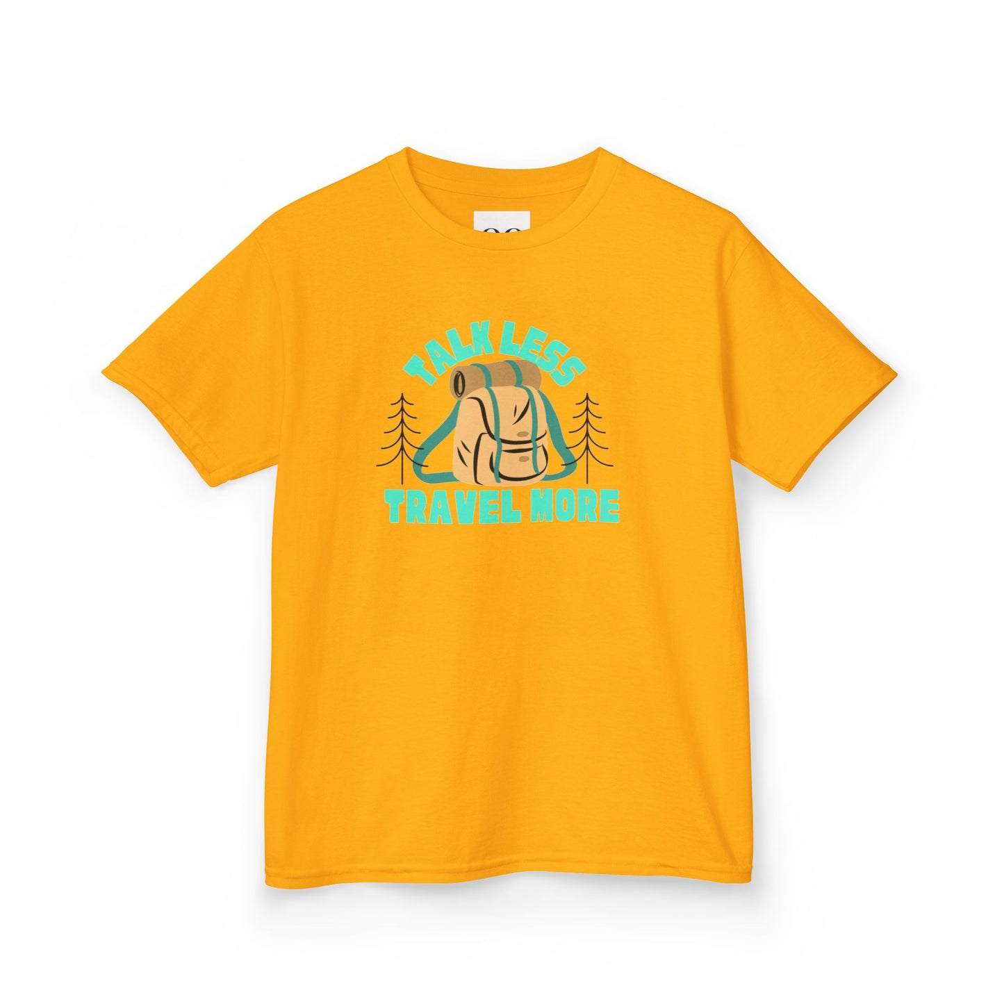 Kids Tee - 'Talk Less Travel More' Design