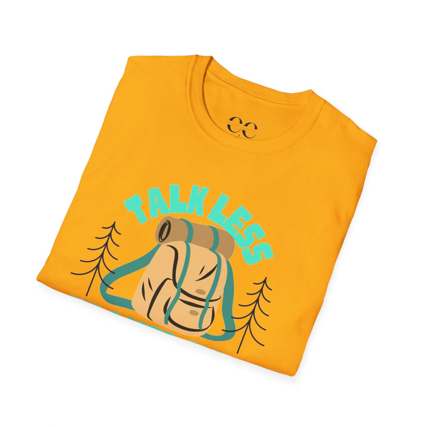 Talk Less Travel More- Blue