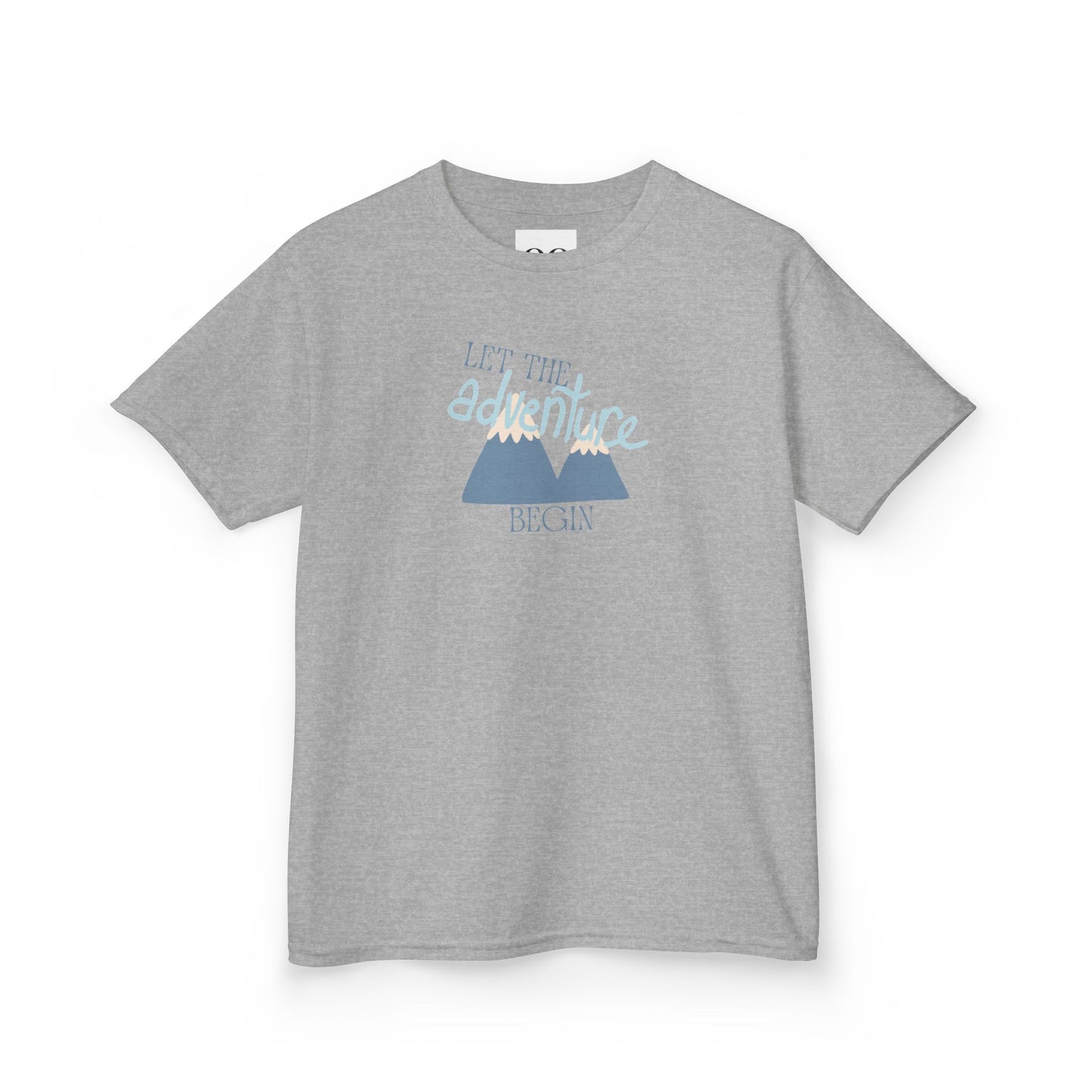 Kids Tee - Let the Adventure Begin- Blue