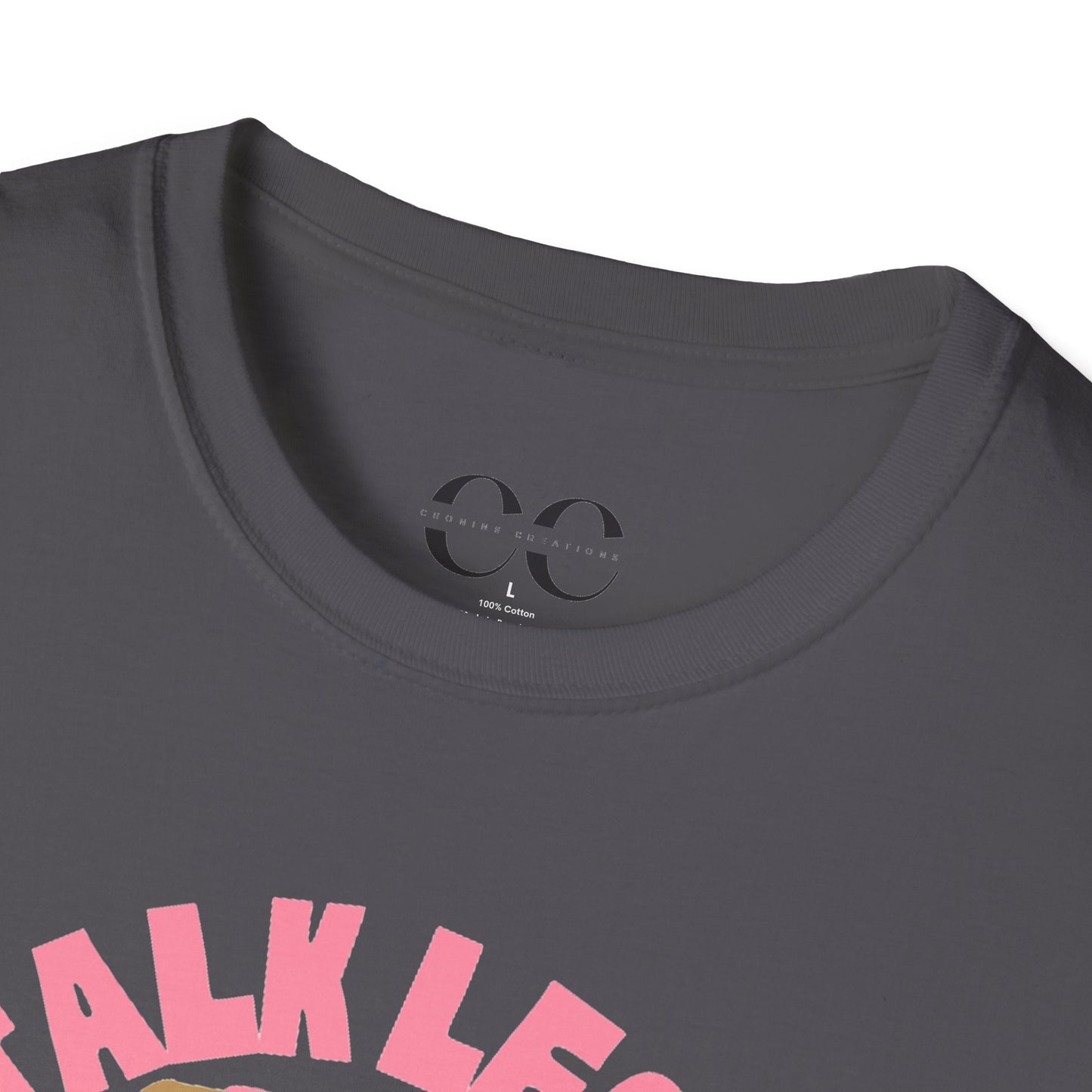 Womens Tshirt- Talk Less Travel More- Pink