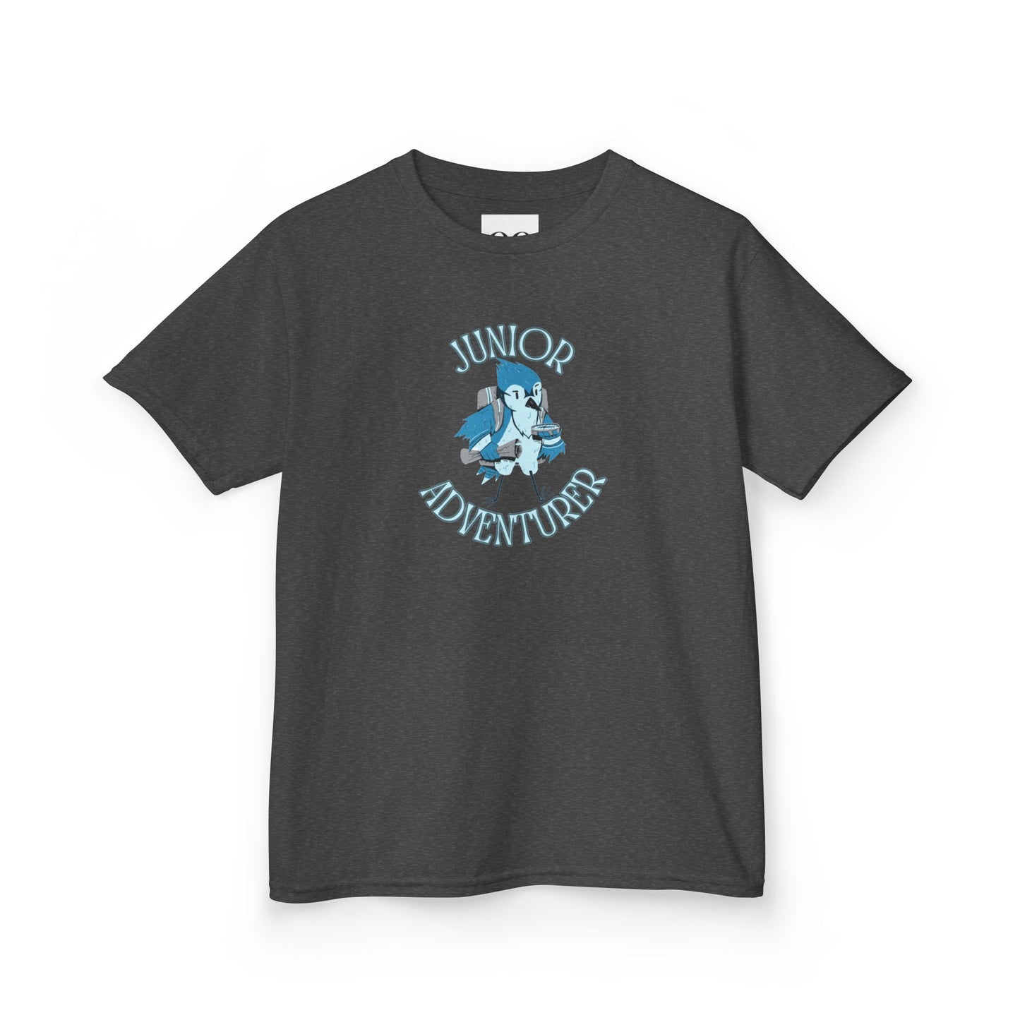 Kids Tee- Junior Adventurer- Blue