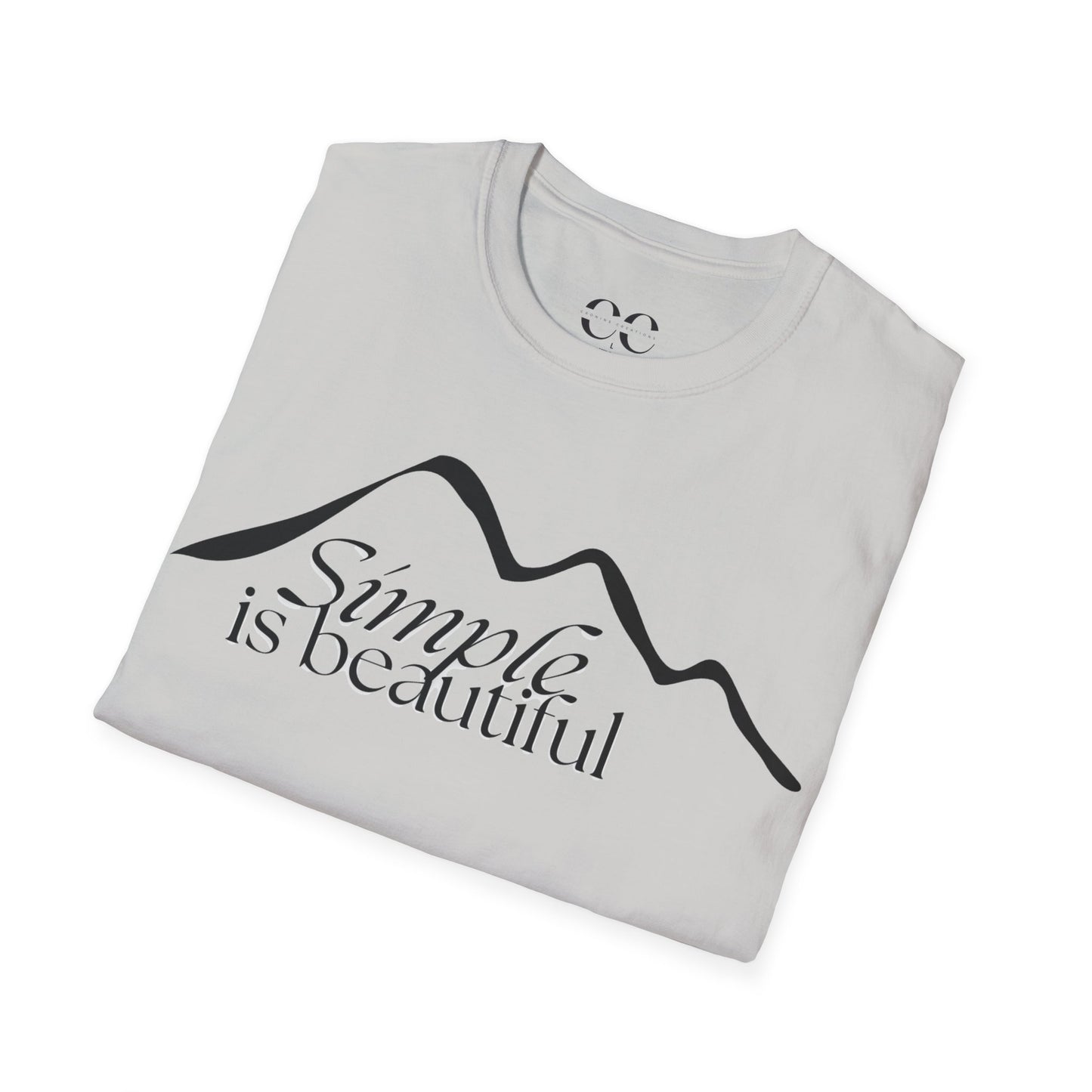 Women's Softstyle Tshirt- Simple is Beautiful