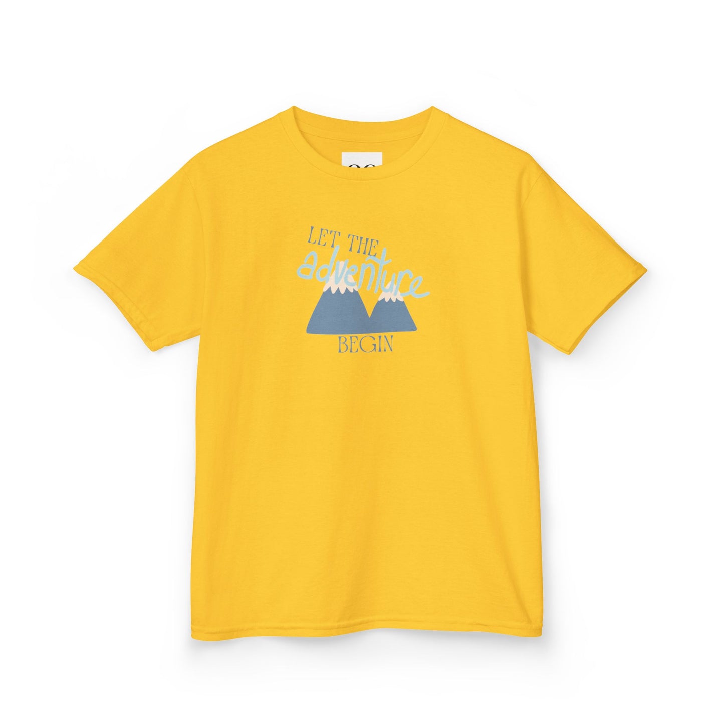 Kids Tee - Let the Adventure Begin- Blue
