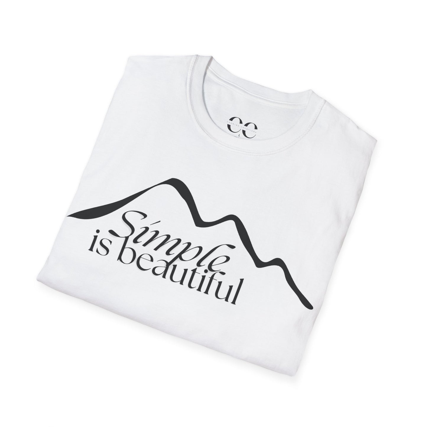 Women's Softstyle Tshirt- Simple is Beautiful