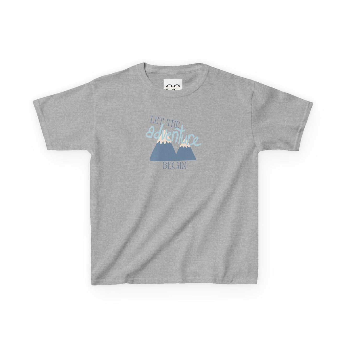 Kids Tee - Let the Adventure Begin- Blue