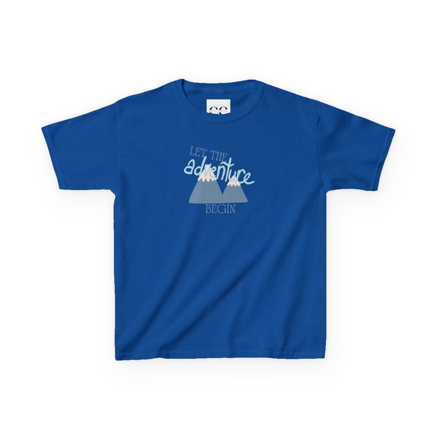 Kids Tee - Let the Adventure Begin- Blue