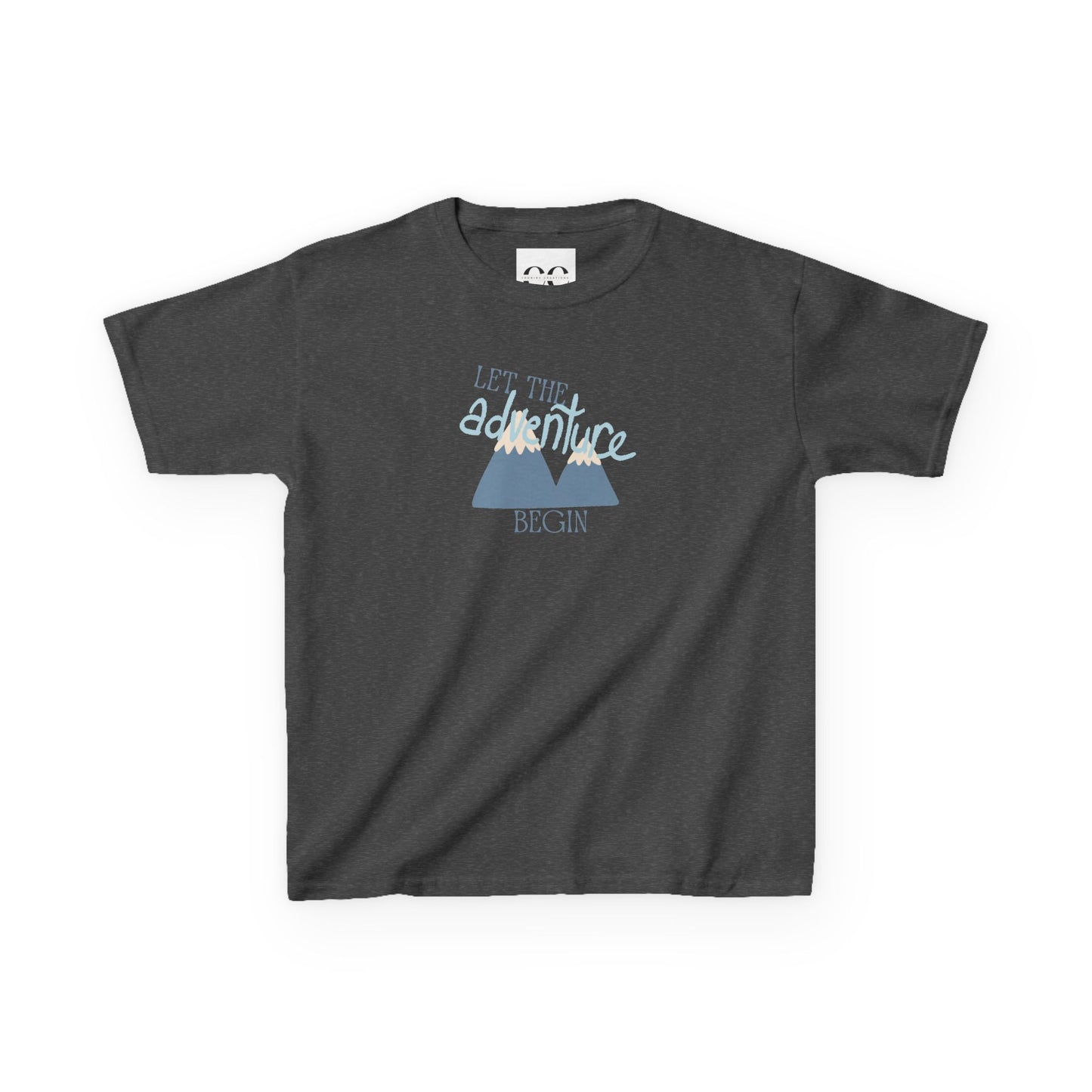 Kids Tee - Let the Adventure Begin- Blue