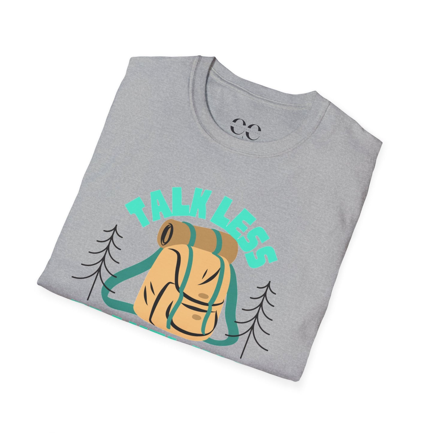 Talk Less Travel More- Blue