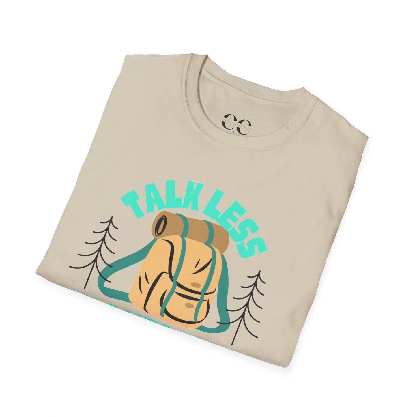 Talk Less Travel More- Blue