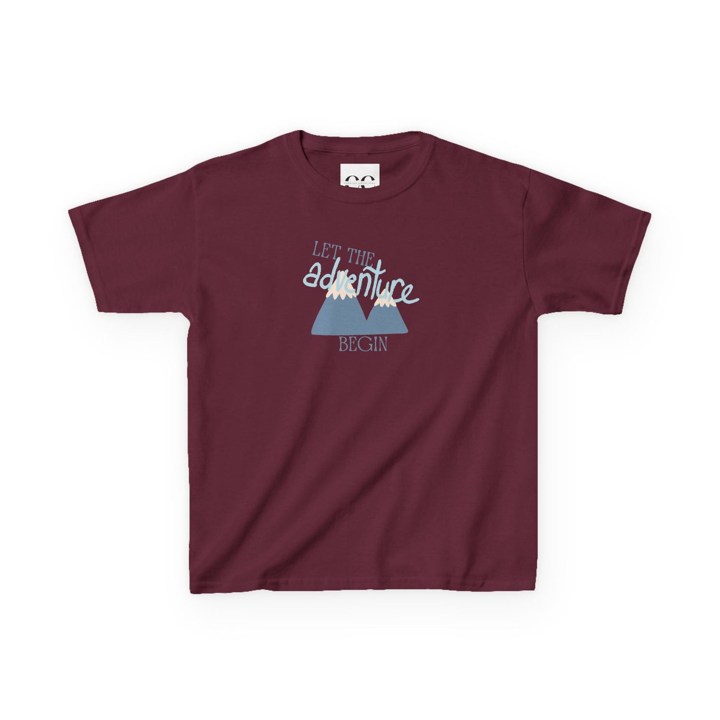 Kids Tee - Let the Adventure Begin- Blue