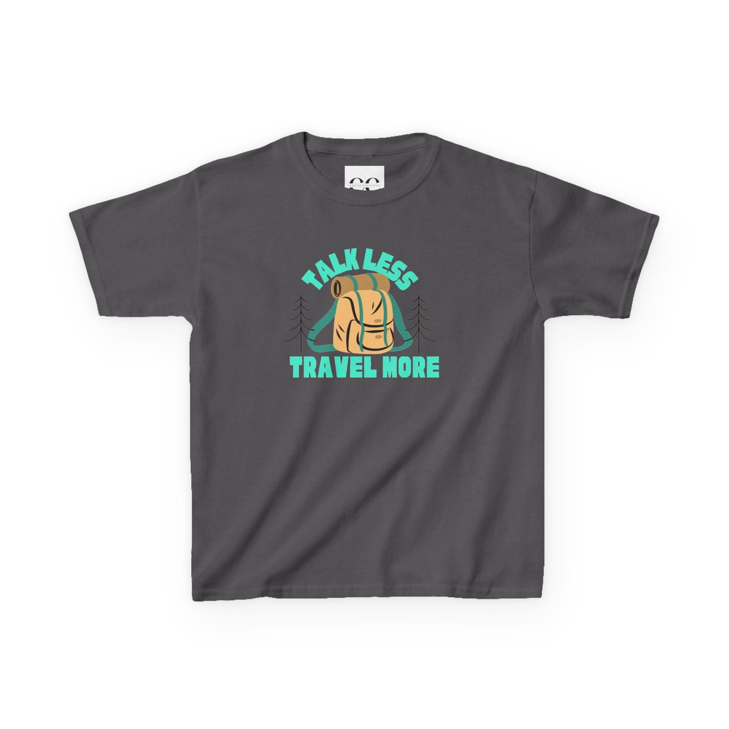 Kids Tee - 'Talk Less Travel More' Design