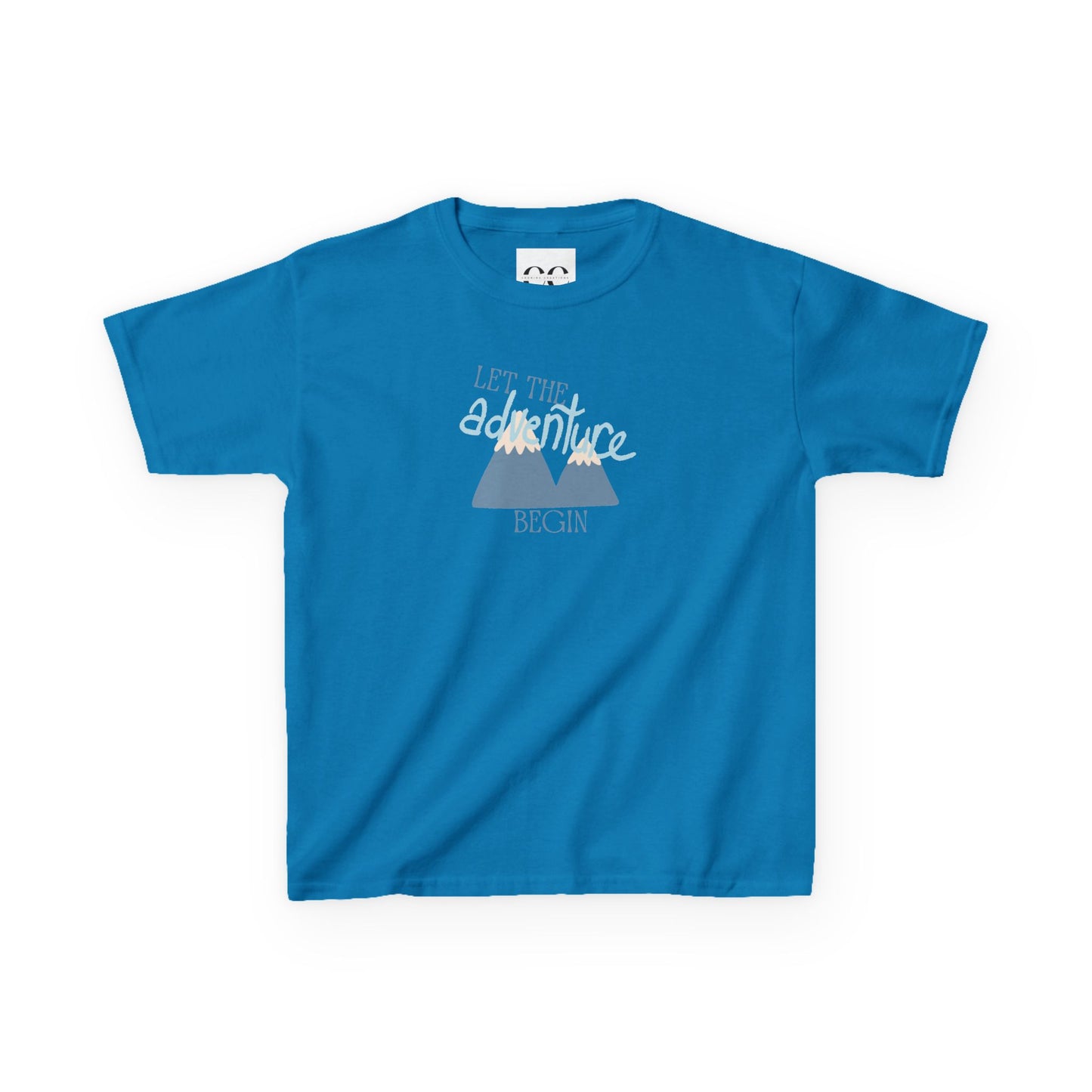 Kids Tee - Let the Adventure Begin- Blue