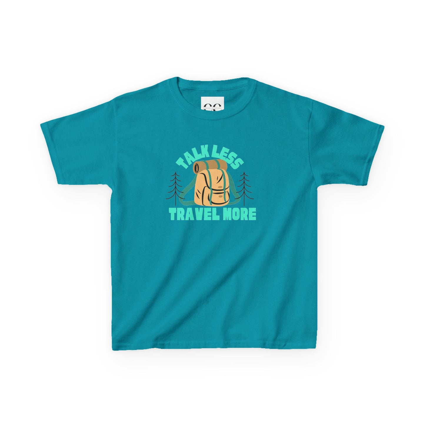 Kids Tee - 'Talk Less Travel More' Design