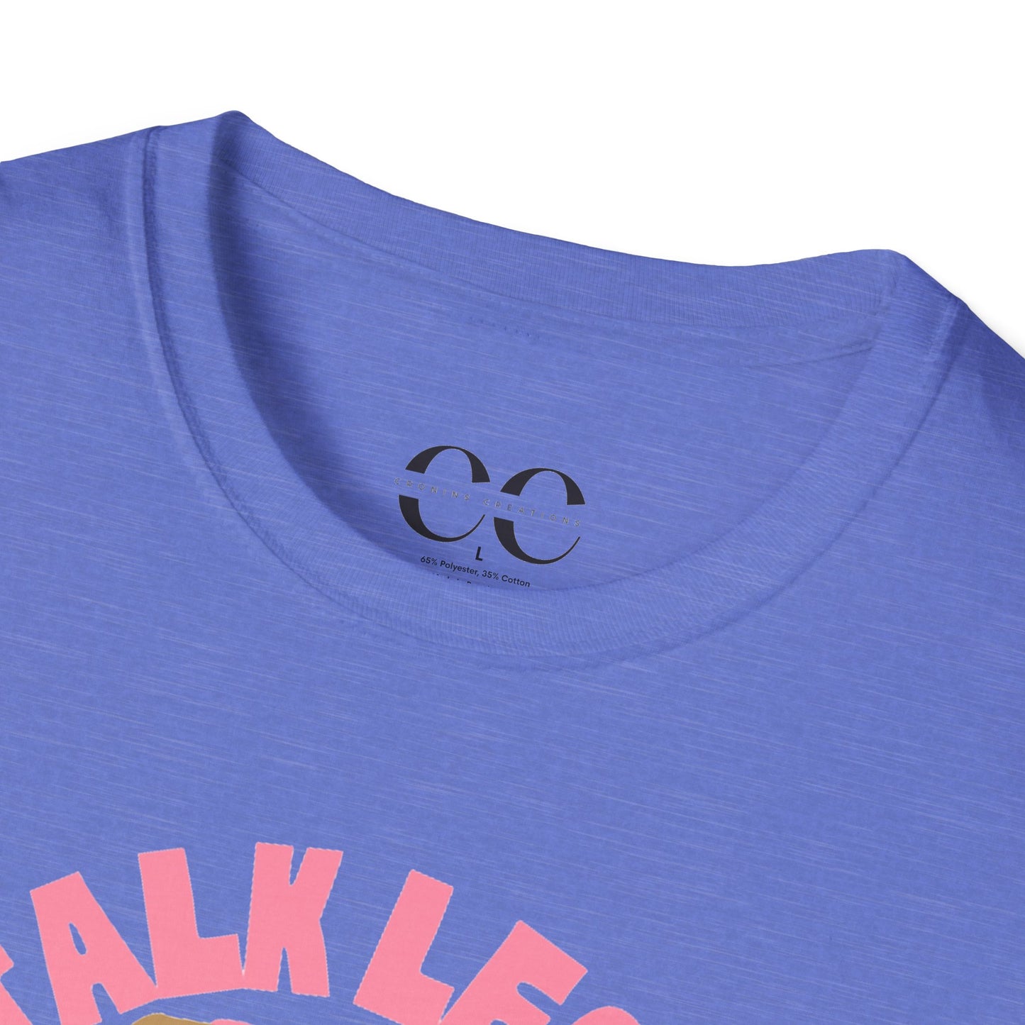 Womens Tshirt- Talk Less Travel More- Pink