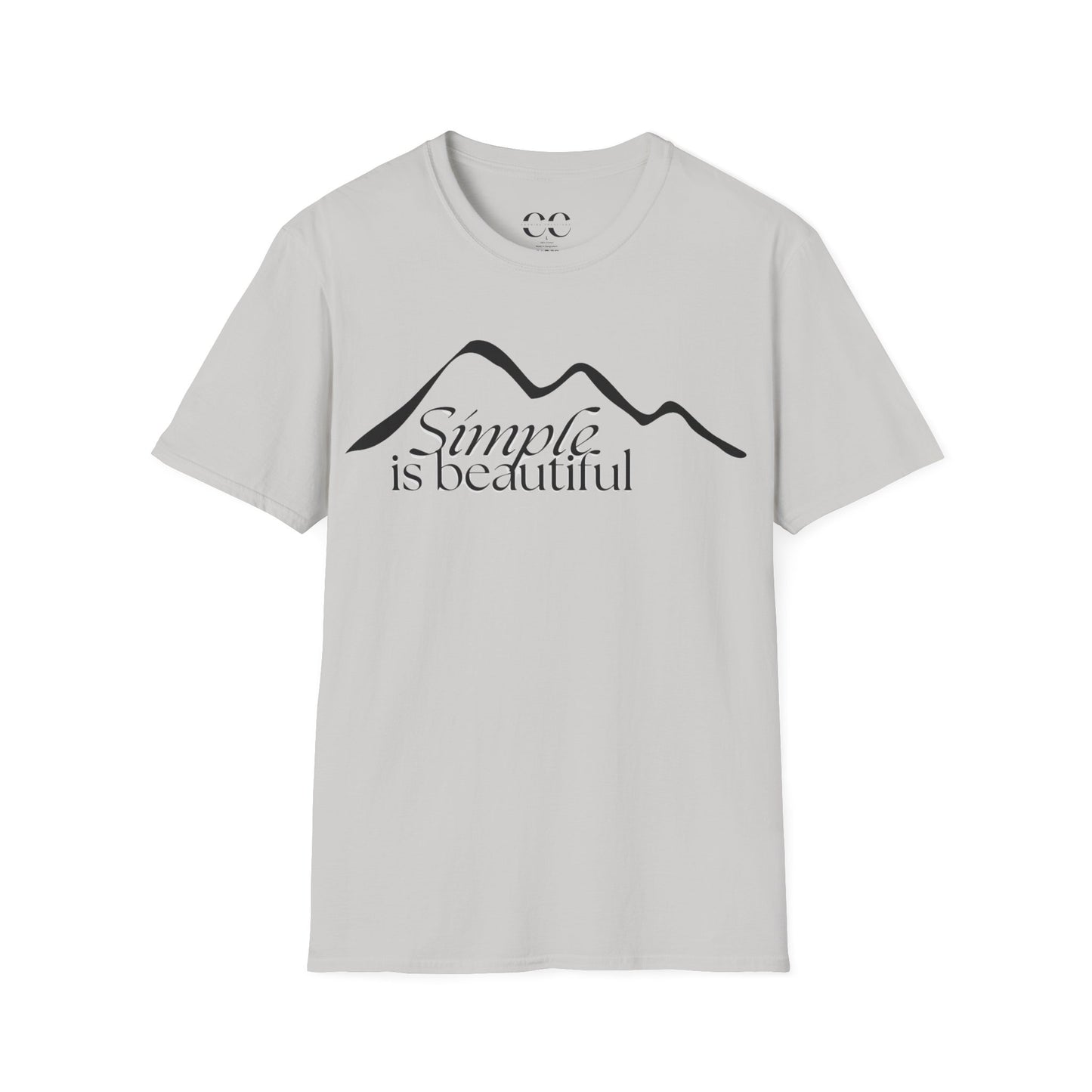 Women's Softstyle Tshirt- Simple is Beautiful