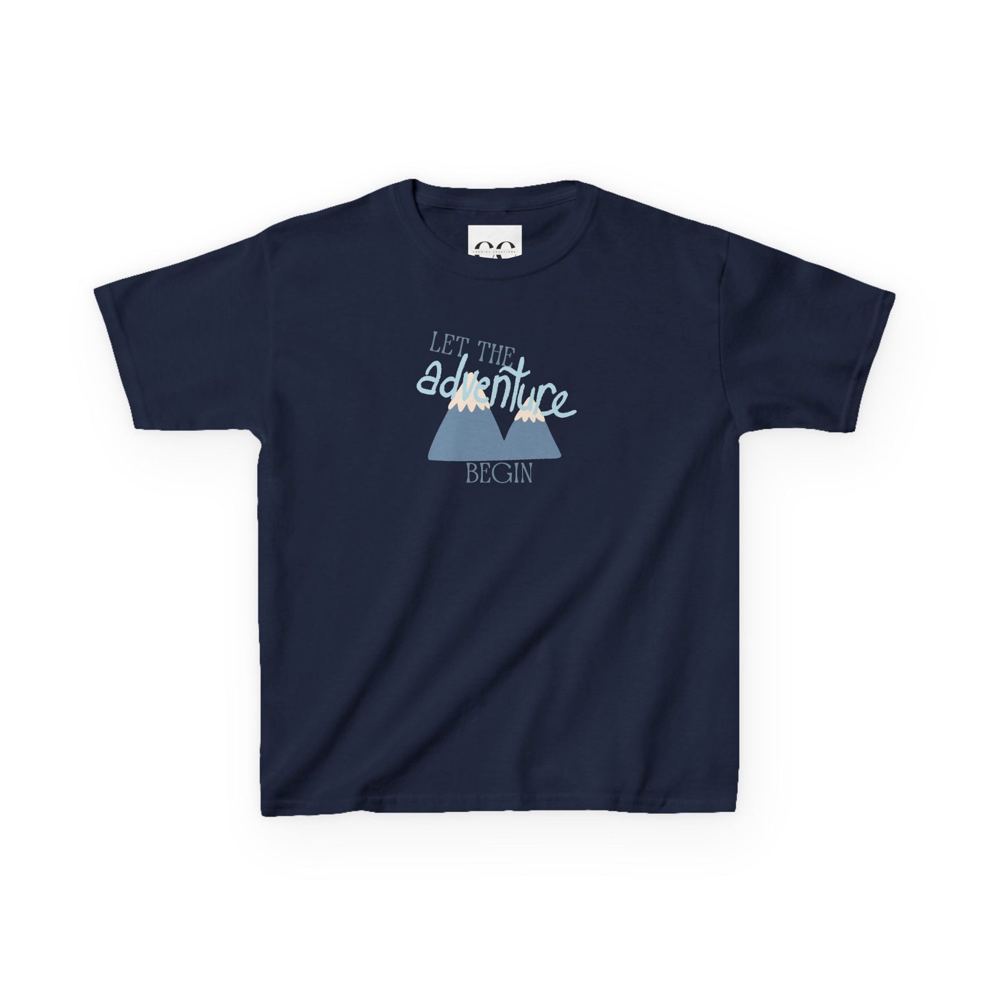 Kids Tee - Let the Adventure Begin- Blue