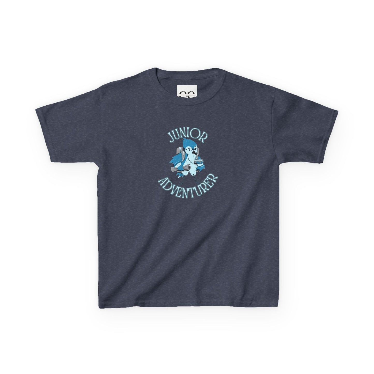 Kids Tee- Junior Adventurer- Blue
