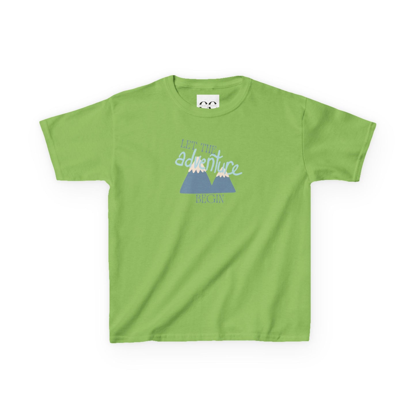 Kids Tee - Let the Adventure Begin- Blue