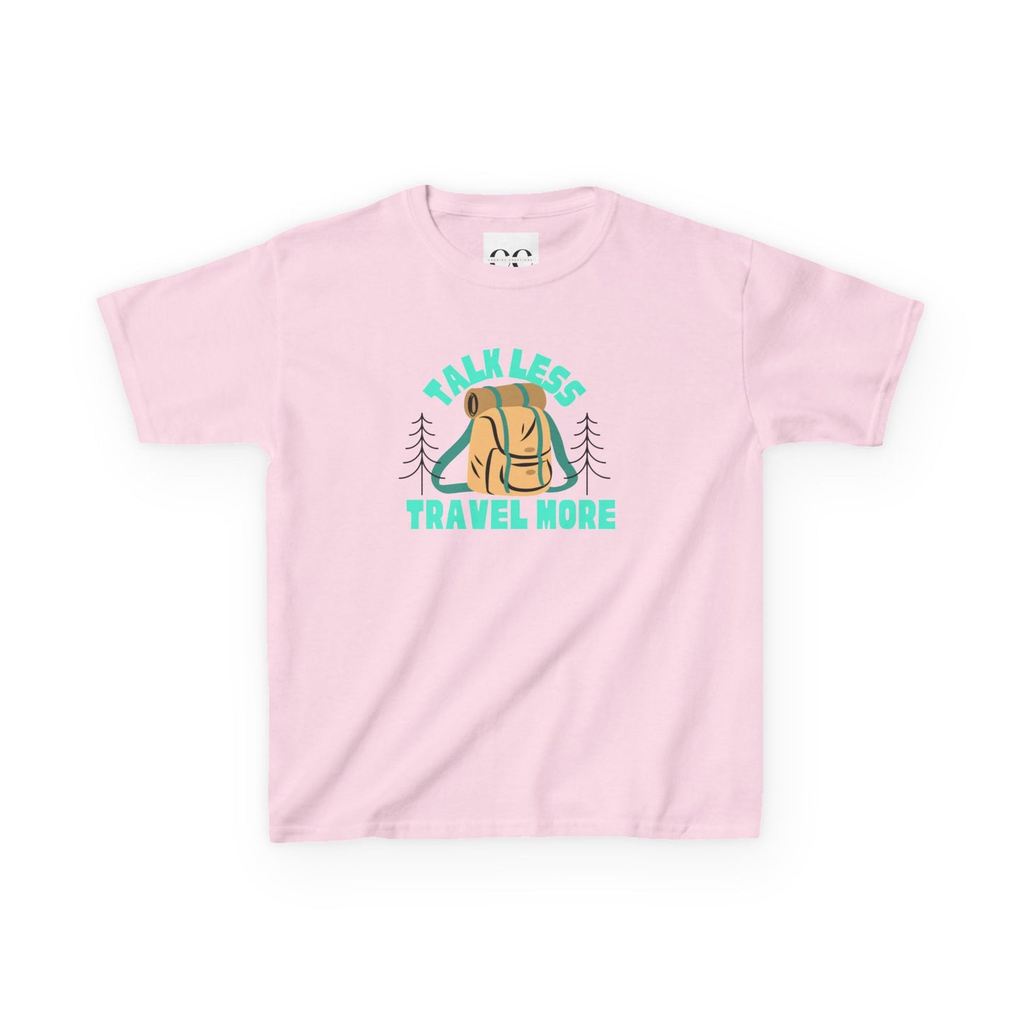 Kids Tee - 'Talk Less Travel More' Design