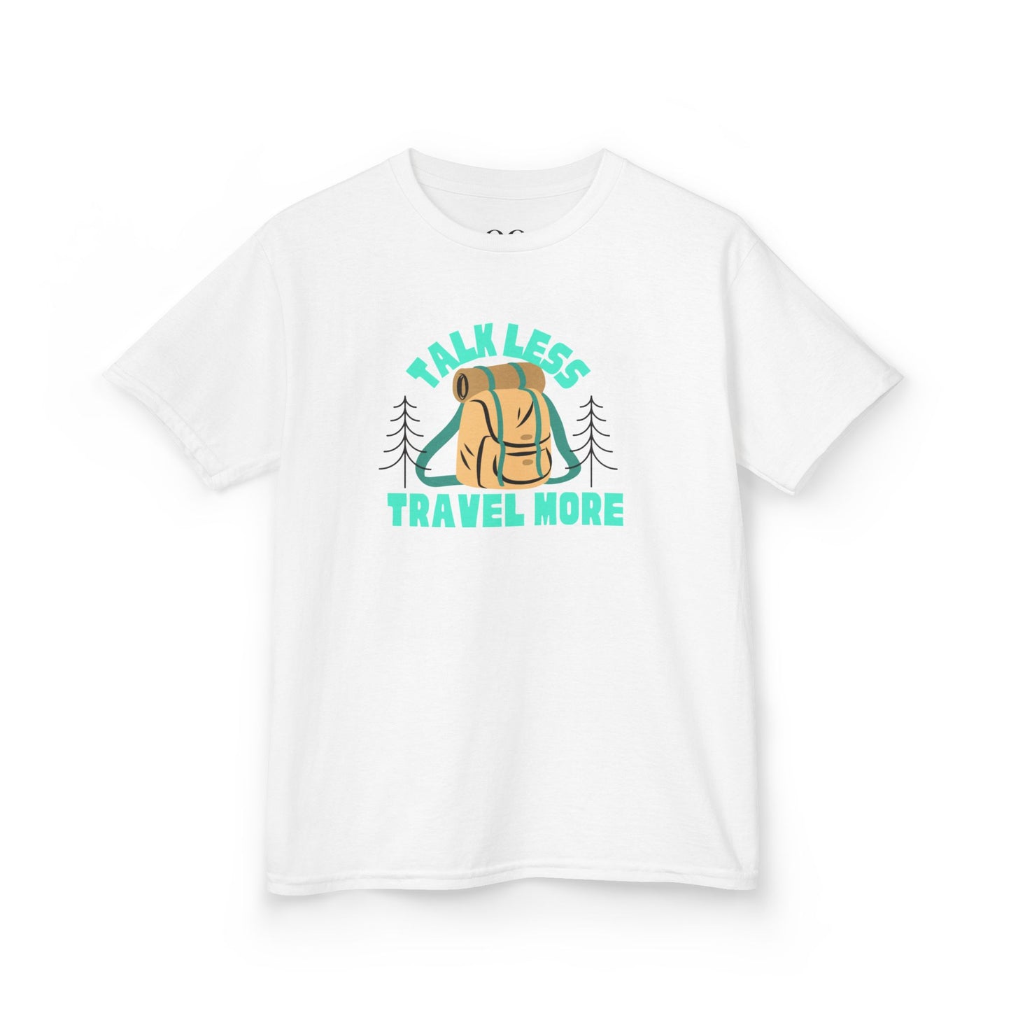 Kids Tee - 'Talk Less Travel More' Design