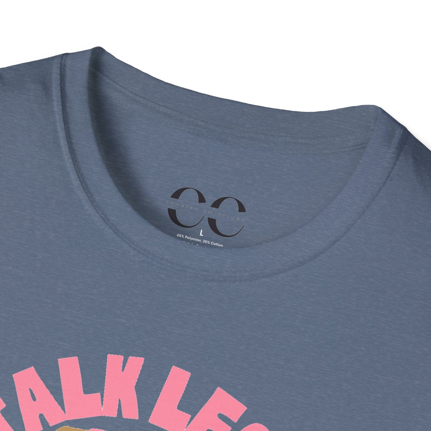 Womens Tshirt- Talk Less Travel More- Pink