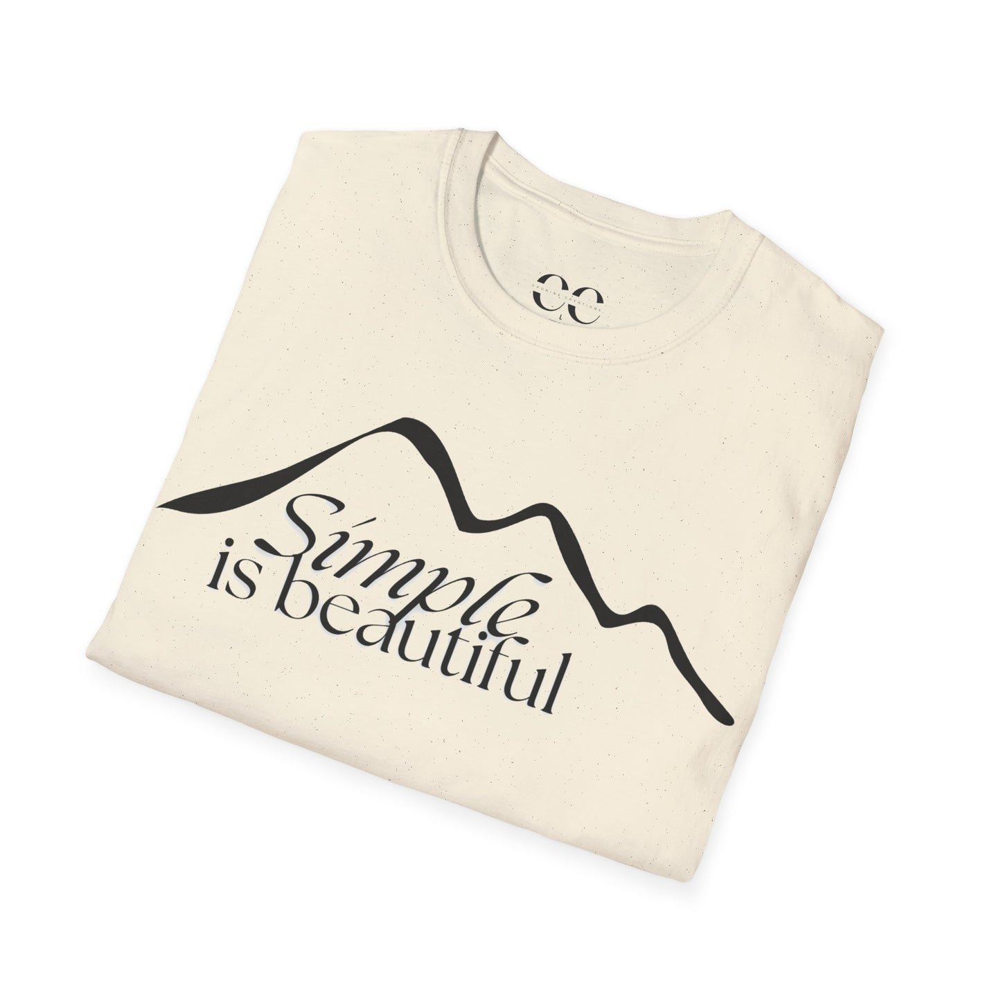 Women's Softstyle Tshirt- Simple is Beautiful