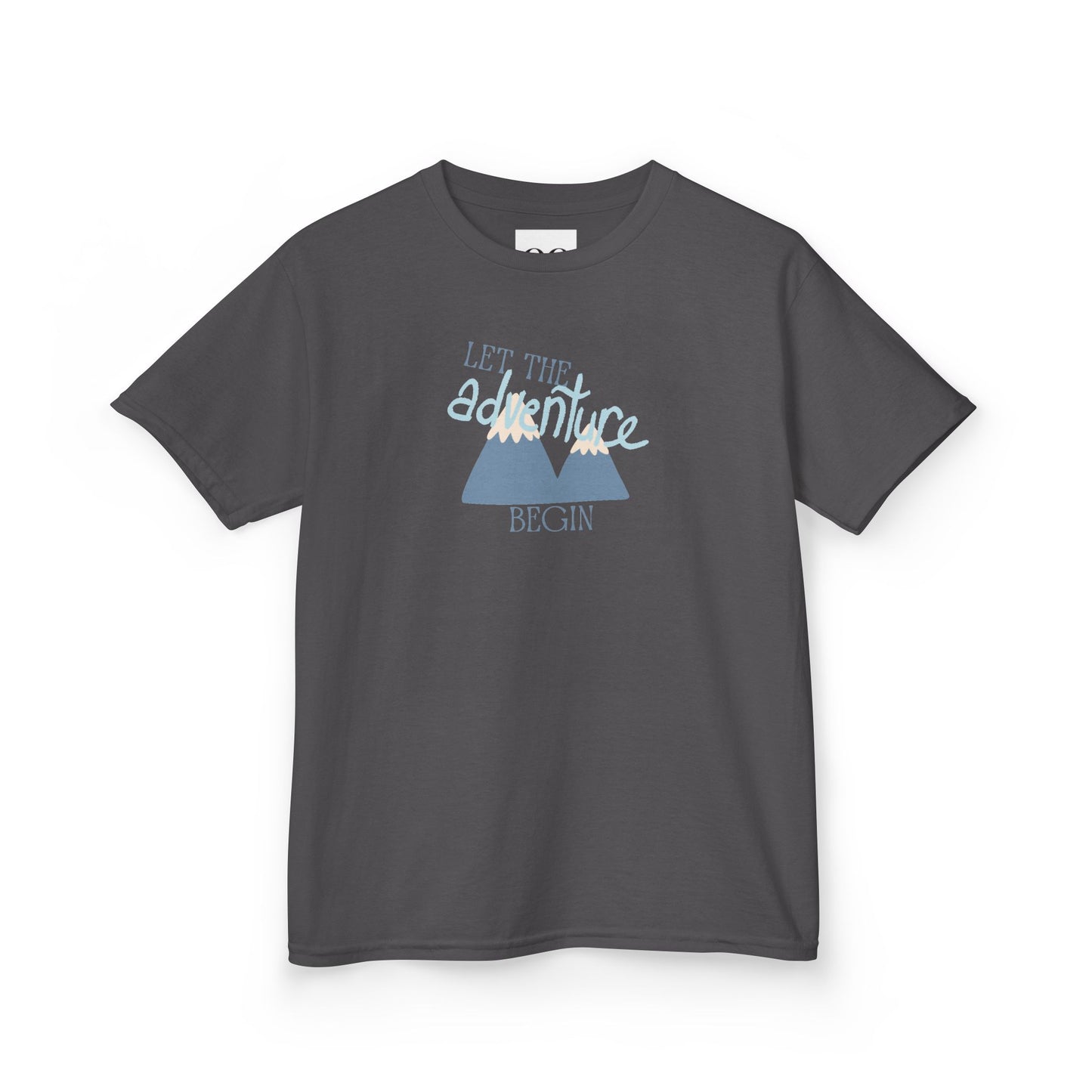 Kids Tee - Let the Adventure Begin- Blue