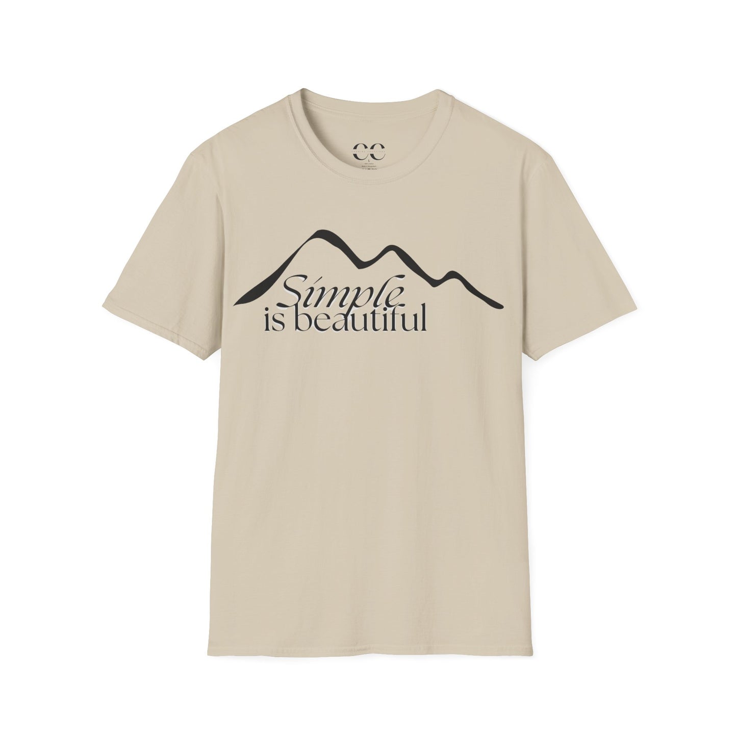 Women's Softstyle Tshirt- Simple is Beautiful