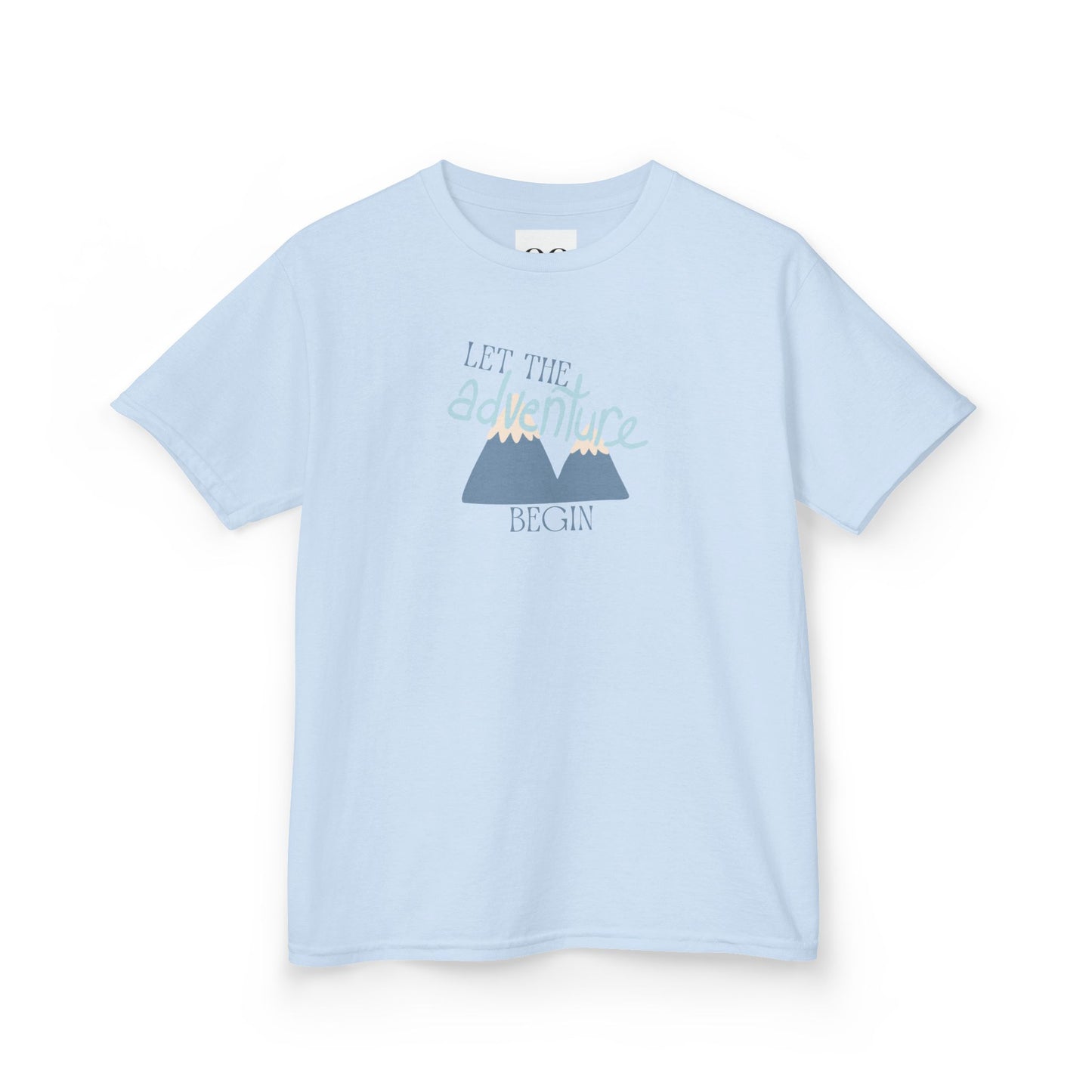 Kids Tee - Let the Adventure Begin- Blue