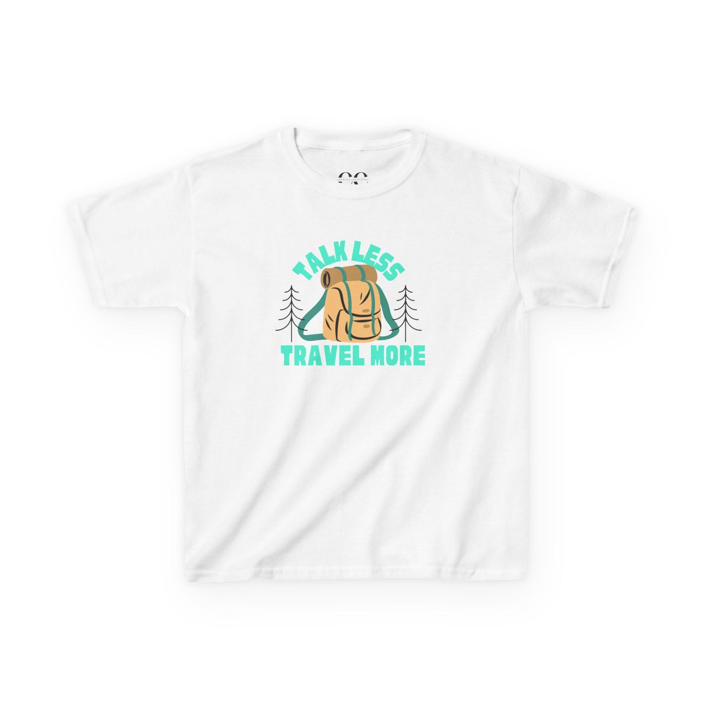 Kids Tee - 'Talk Less Travel More' Design