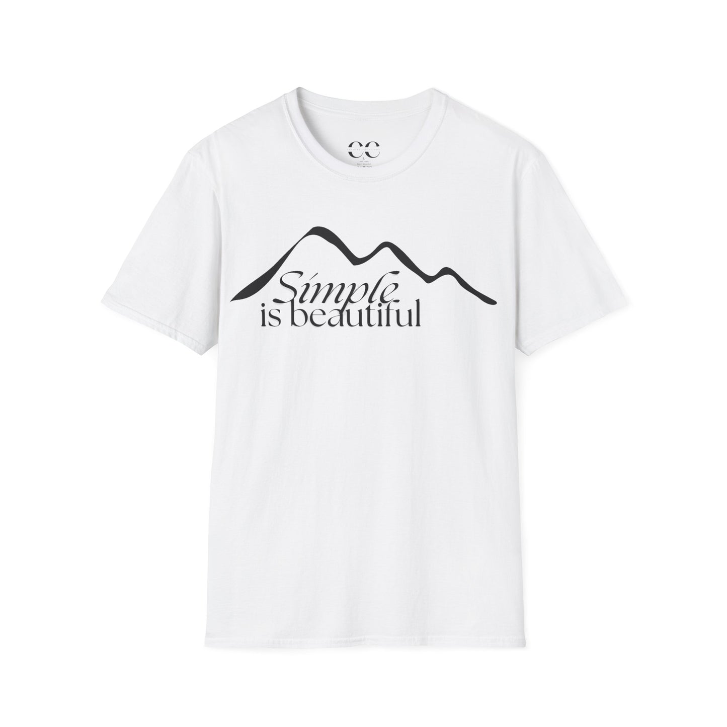 Women's Softstyle Tshirt- Simple is Beautiful