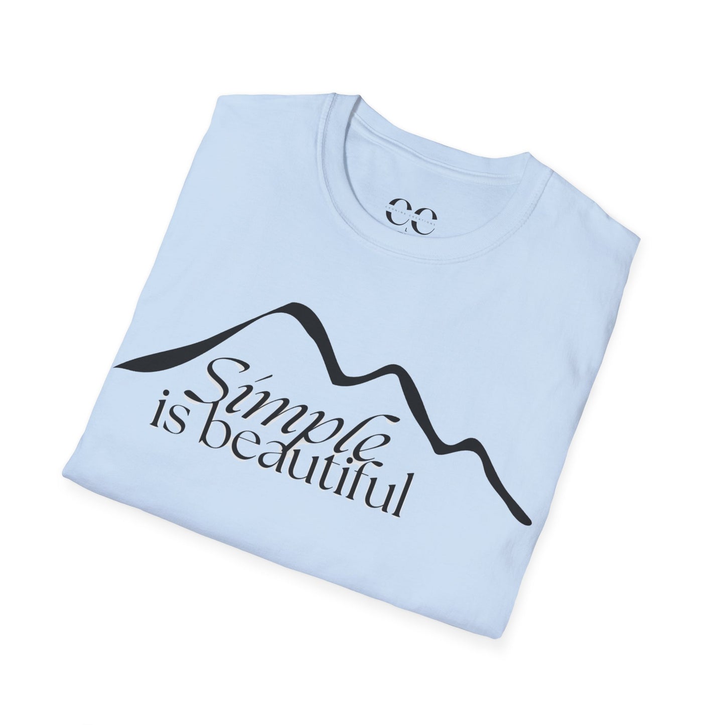 Women's Softstyle Tshirt- Simple is Beautiful