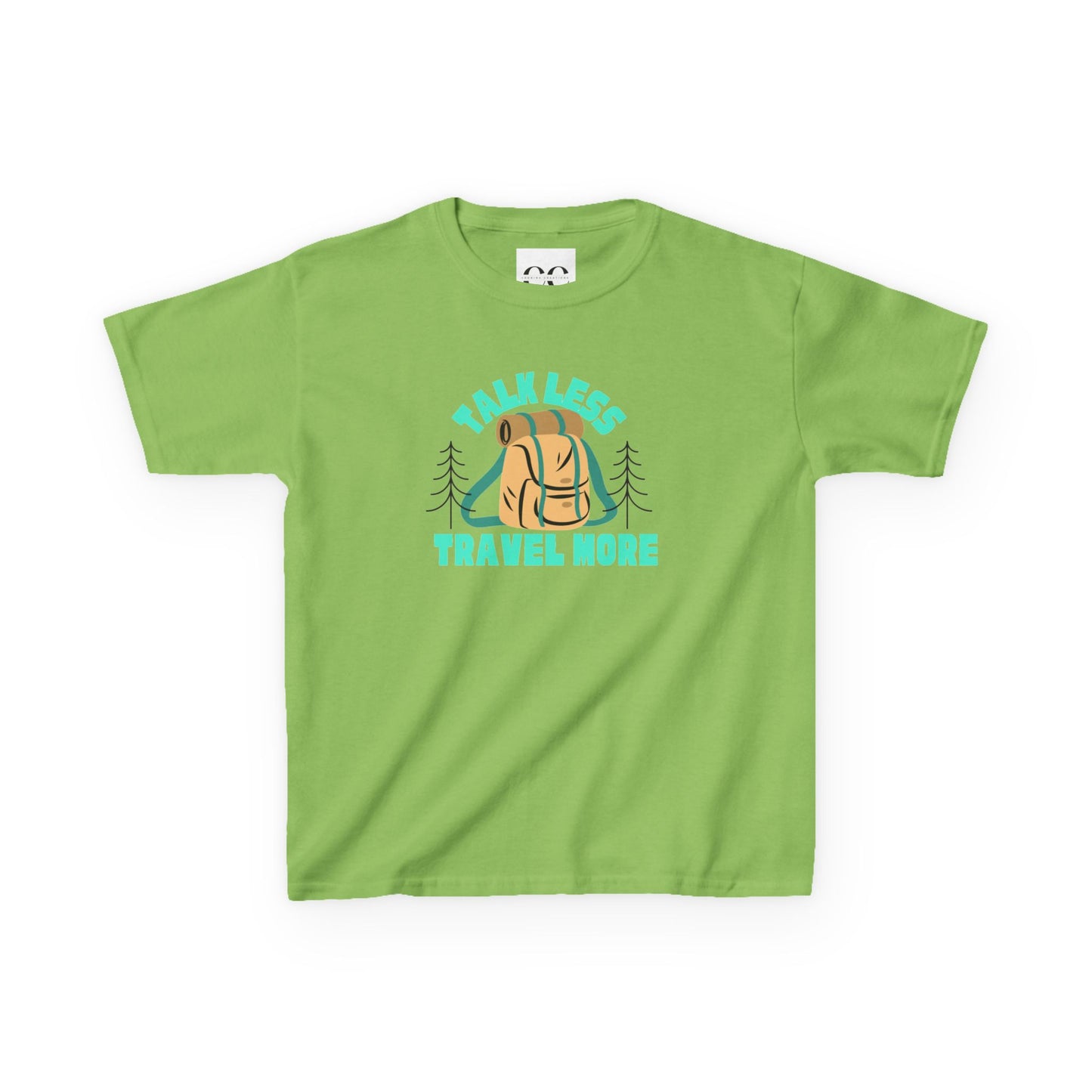 Kids Tee - 'Talk Less Travel More' Design