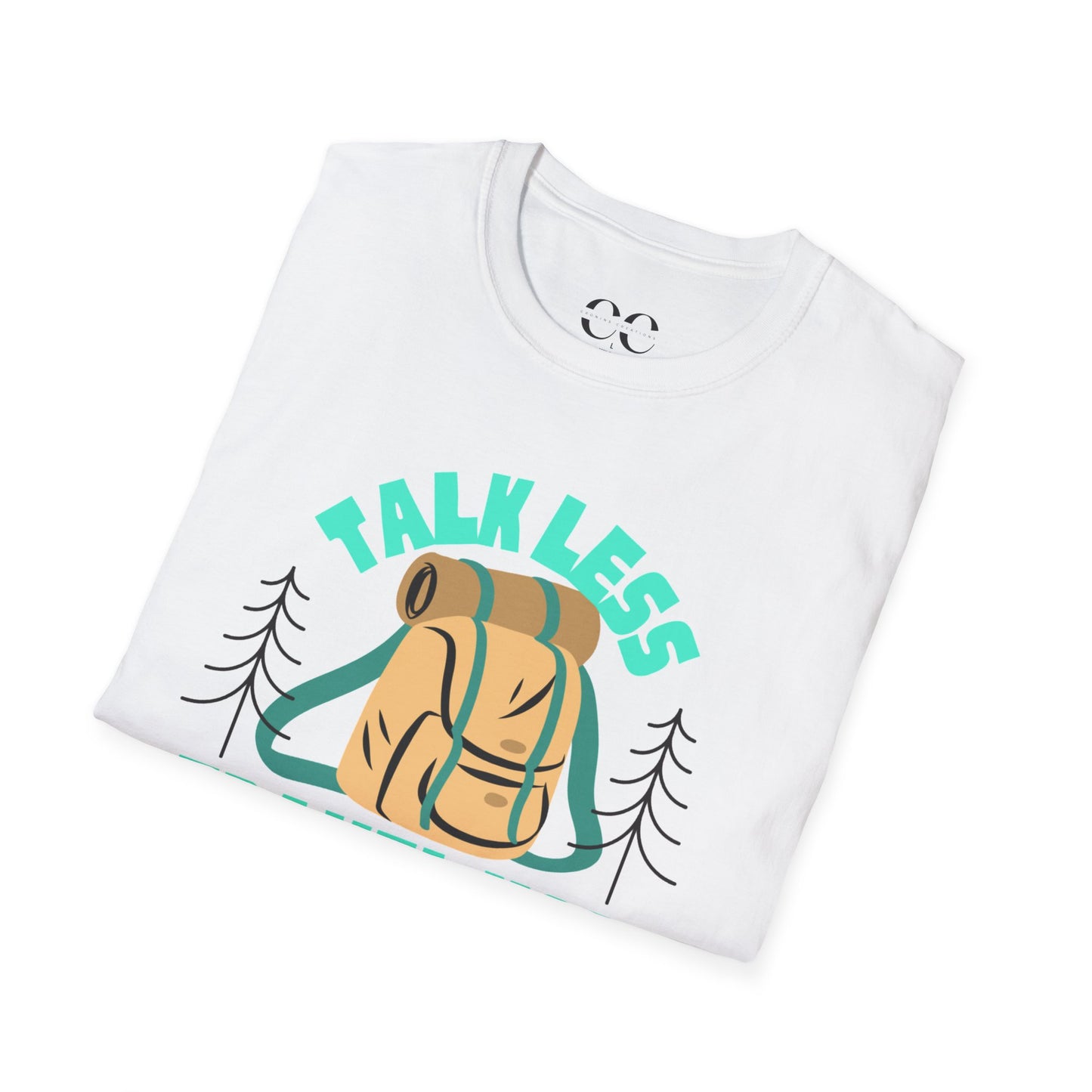 Talk Less Travel More- Blue