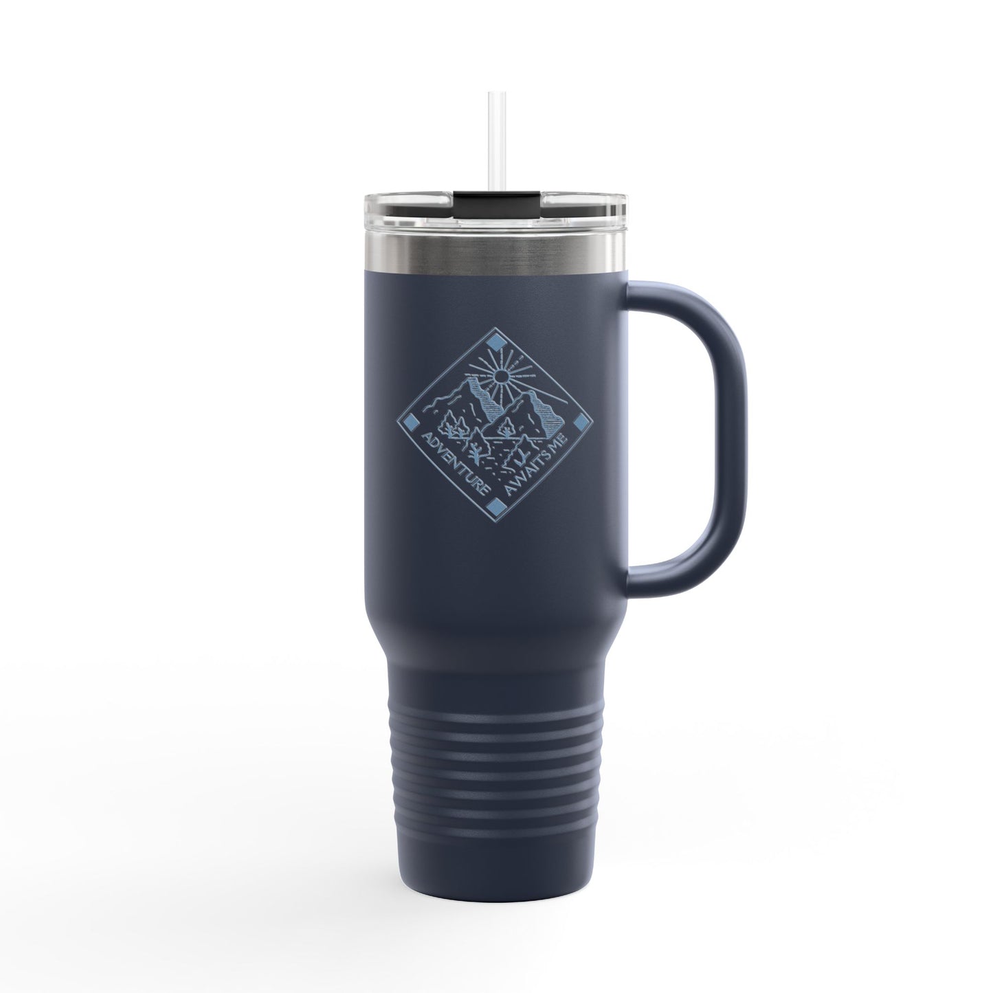 Travel Mug Adventure Companion: Insulated Travel Mug for Hiking, Camping, Picnics, Everyday Use, Personalized Gift