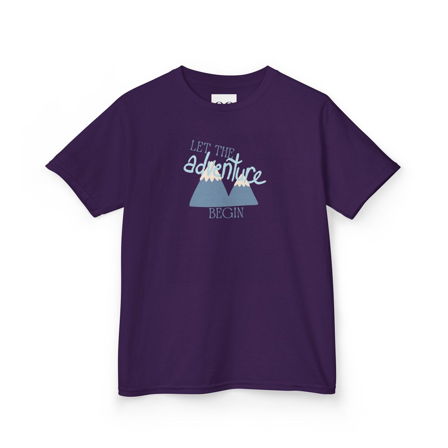 Kids Tee - Let the Adventure Begin- Blue