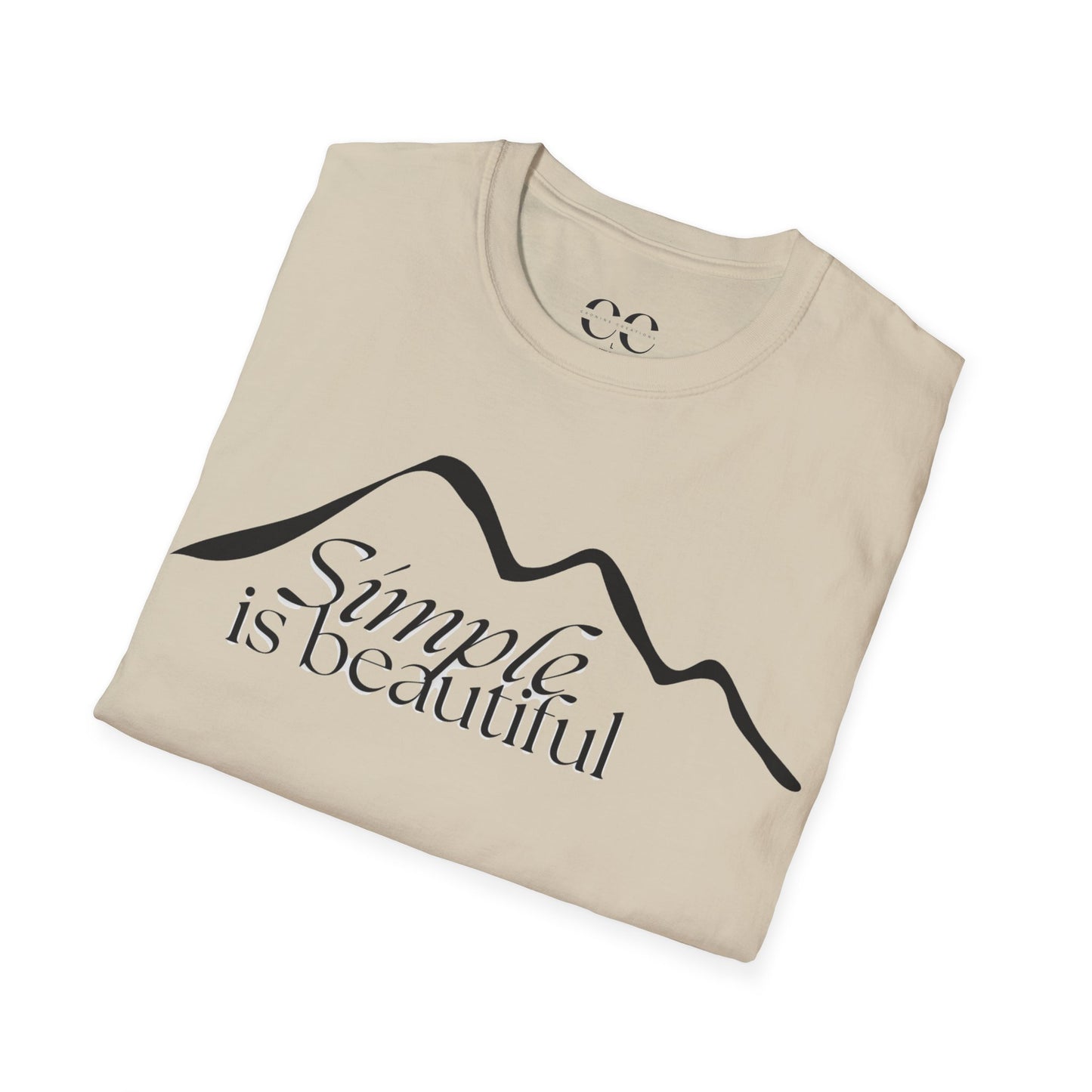 Women's Softstyle Tshirt- Simple is Beautiful