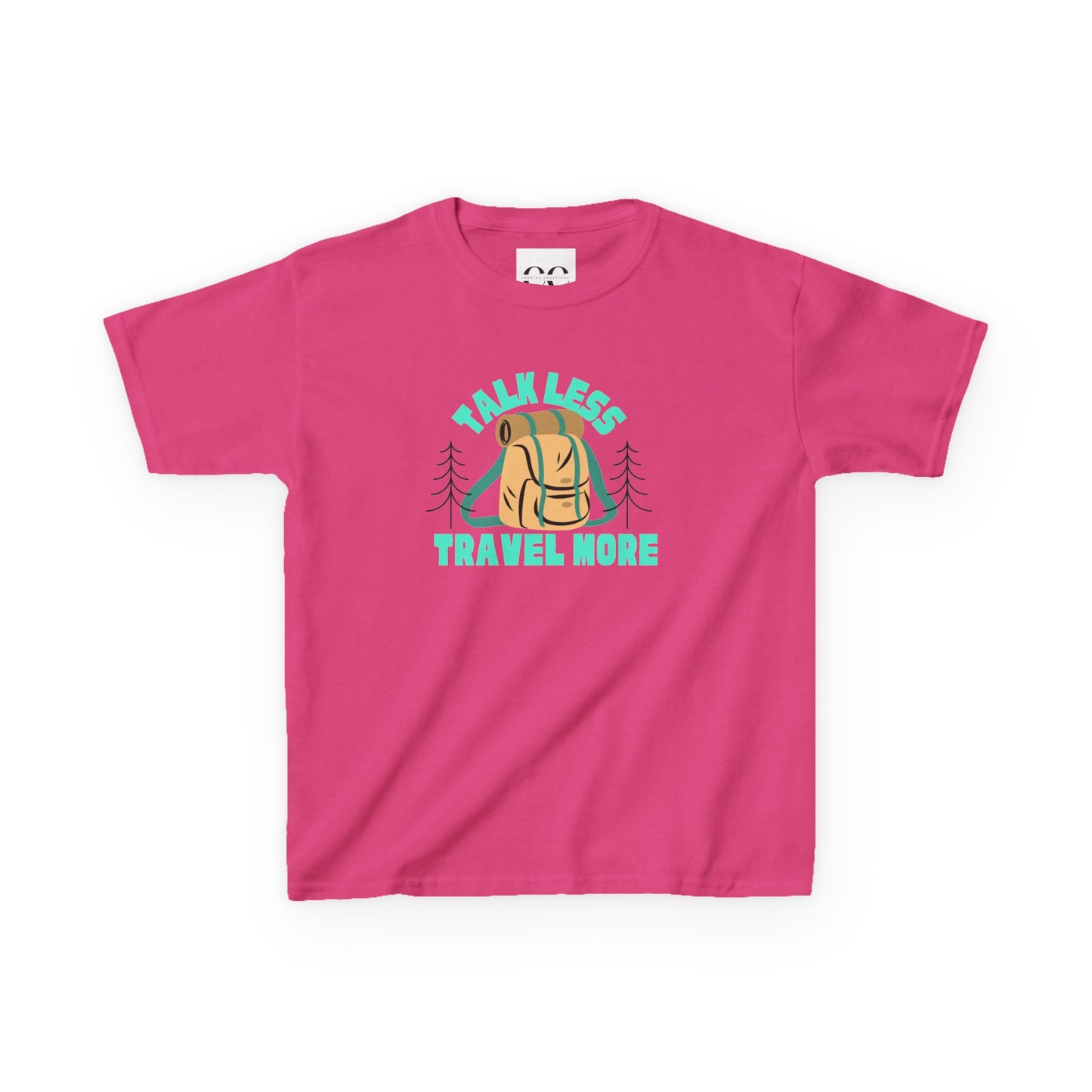 Kids Tee - 'Talk Less Travel More' Design