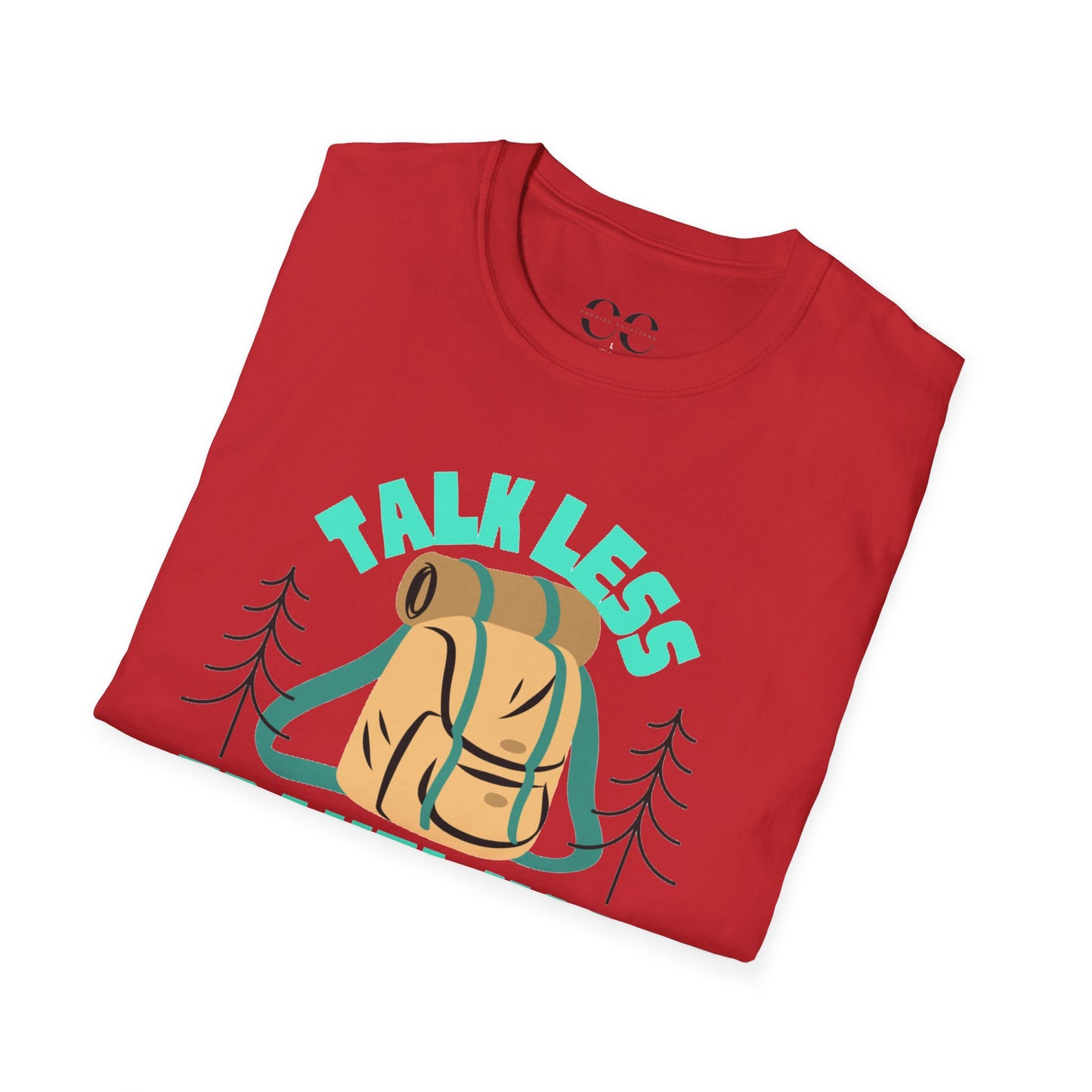Talk Less Travel More- Blue